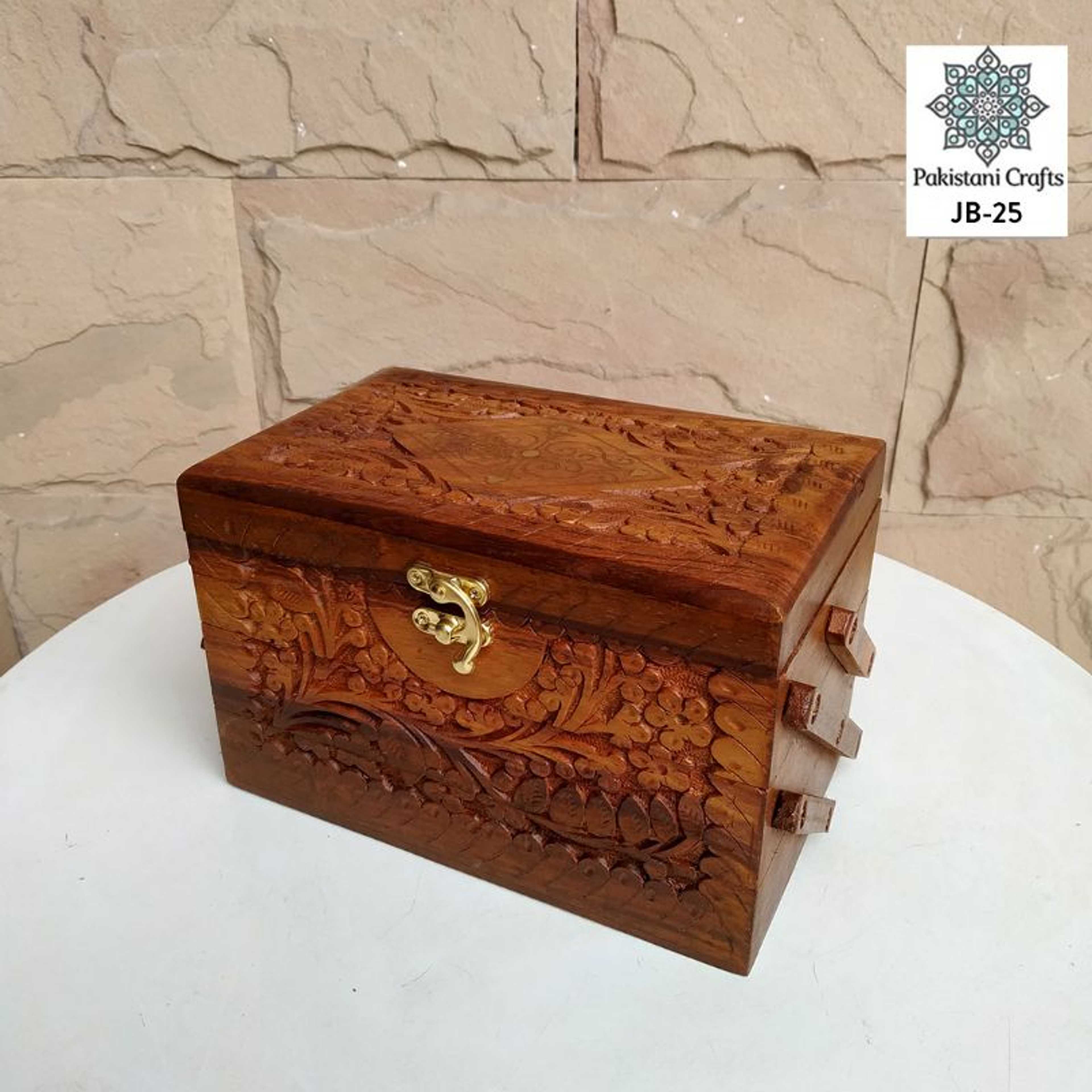 Handcrafted Jewelry Box Multi Portion 