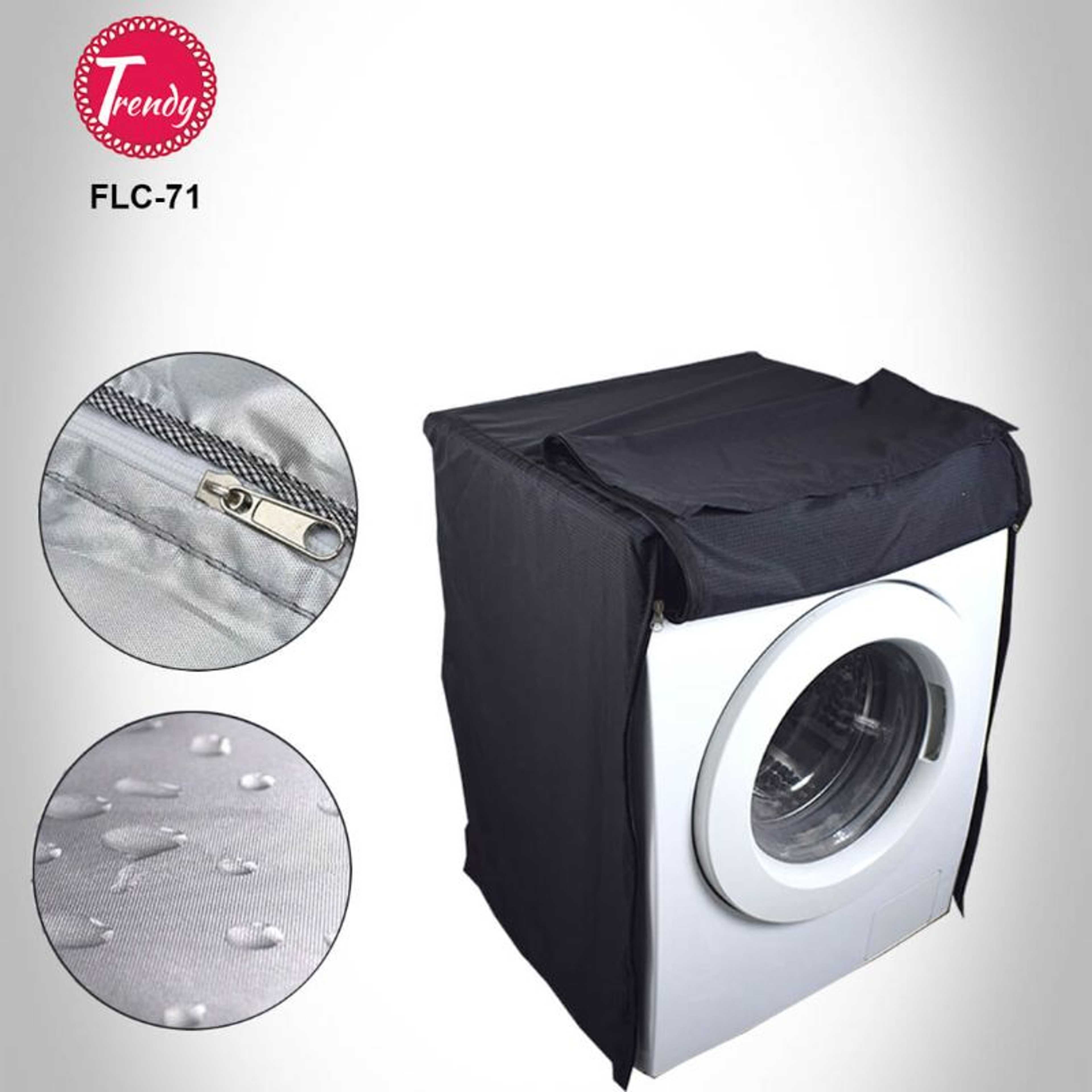 FLC-71 Front Loader Washing Machine Cover black color