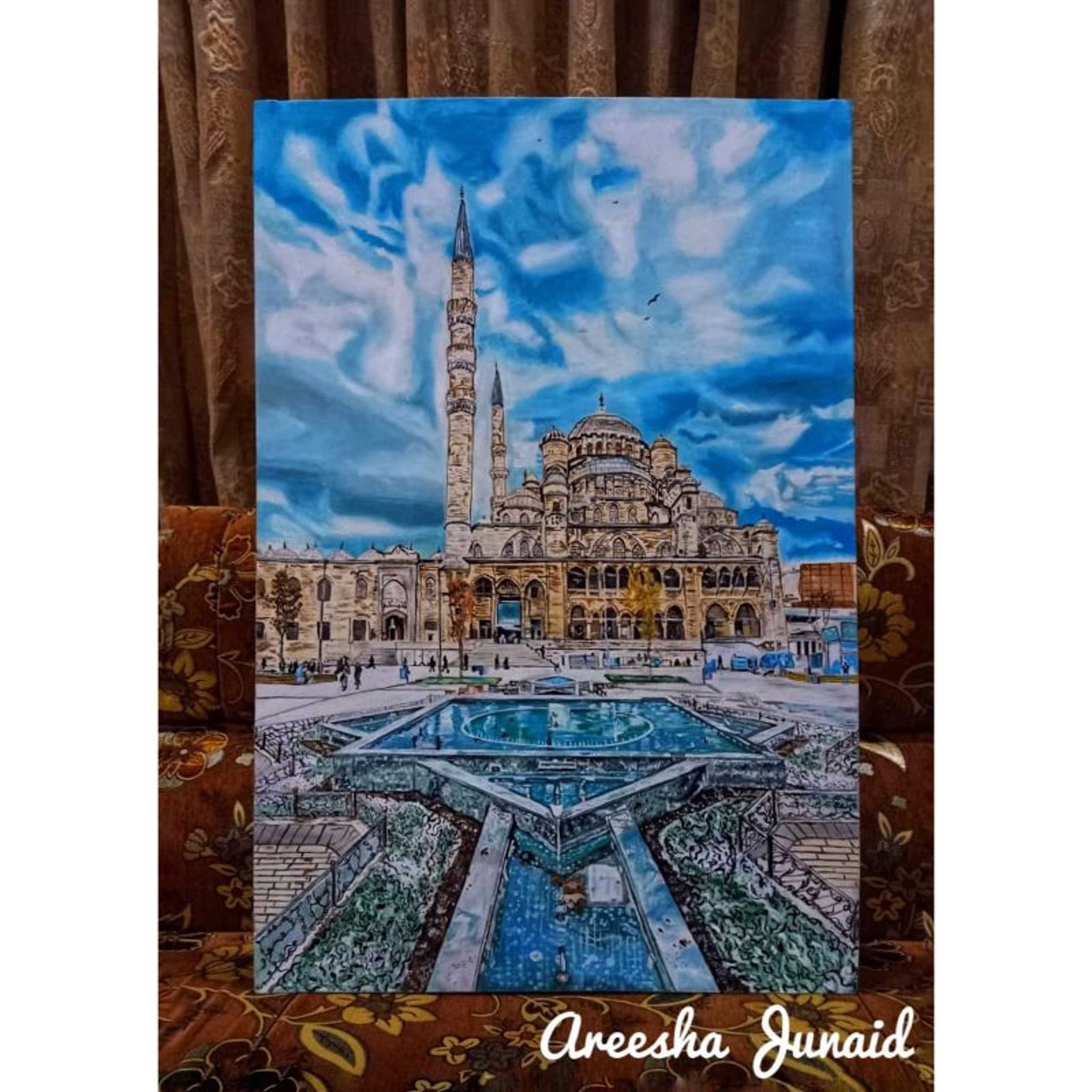 Hagia Sophia mosque Oil on canvas 2x3 feet