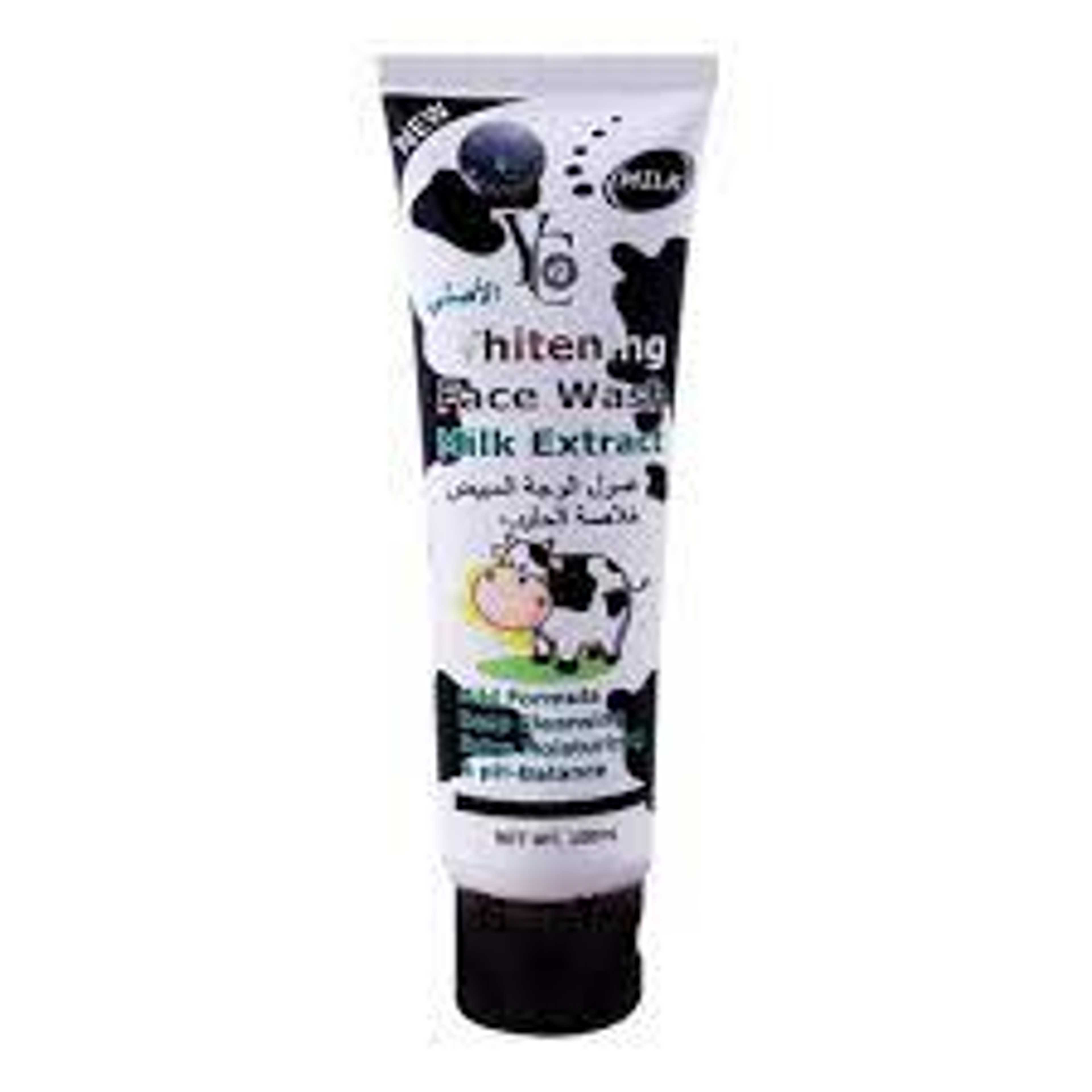 whitening face wash with milk extract 100ml 