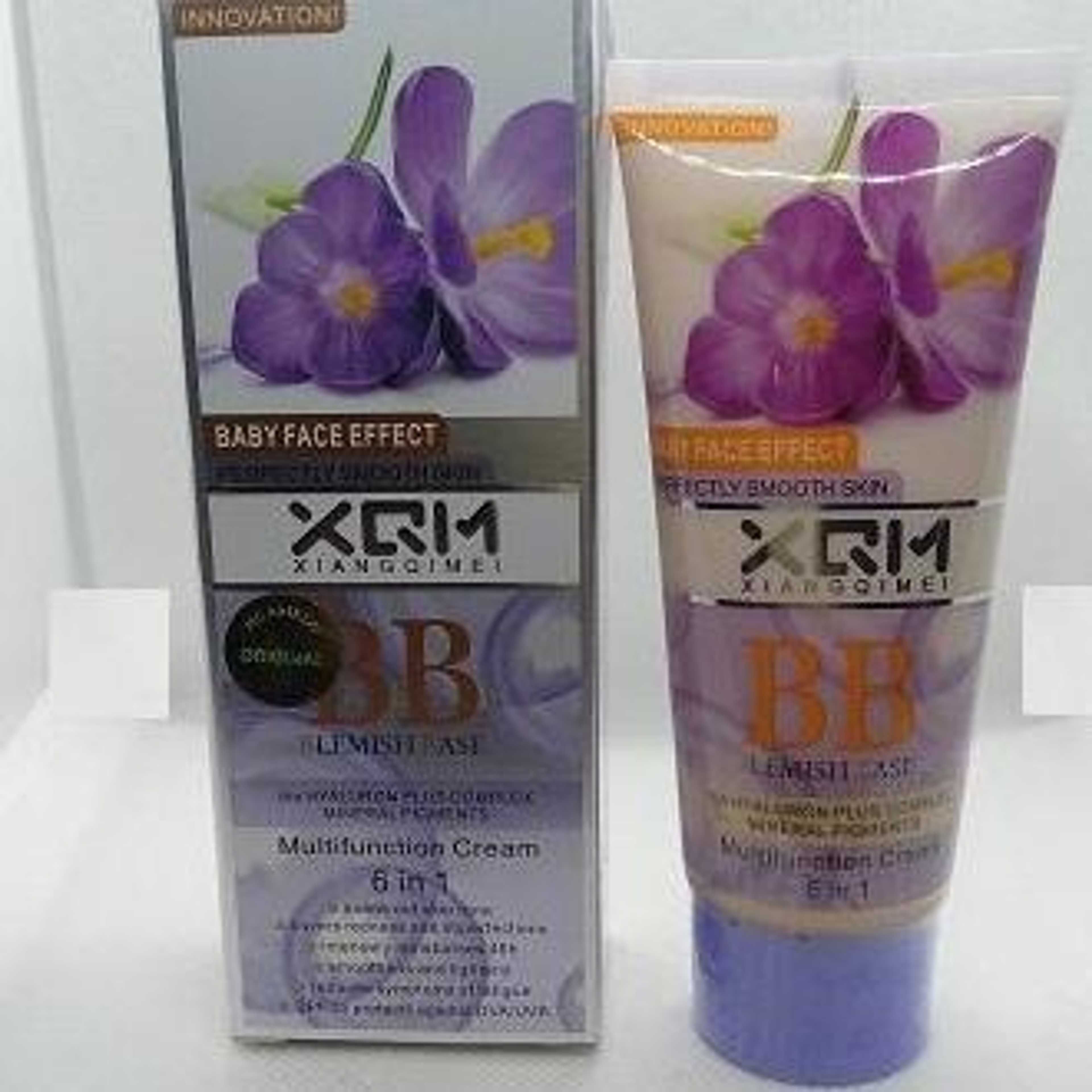 XQM BB Cream Blemish Base 6 in 1 Multifunction Cream Baby Face Foundation Effect With SPF 65ml