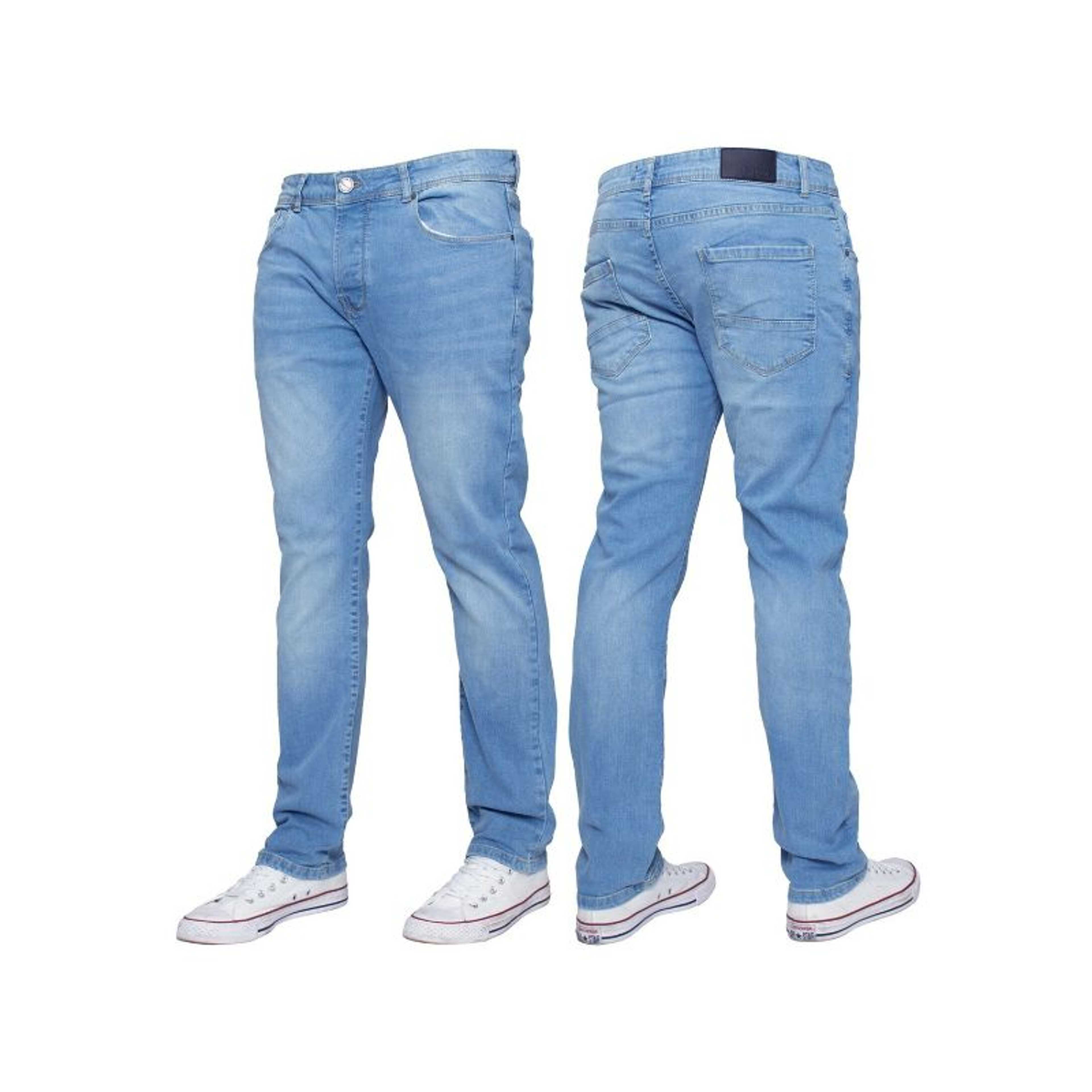 Rubahas Men’s Skinny Denim Jeans Pant in Sky Blue Color