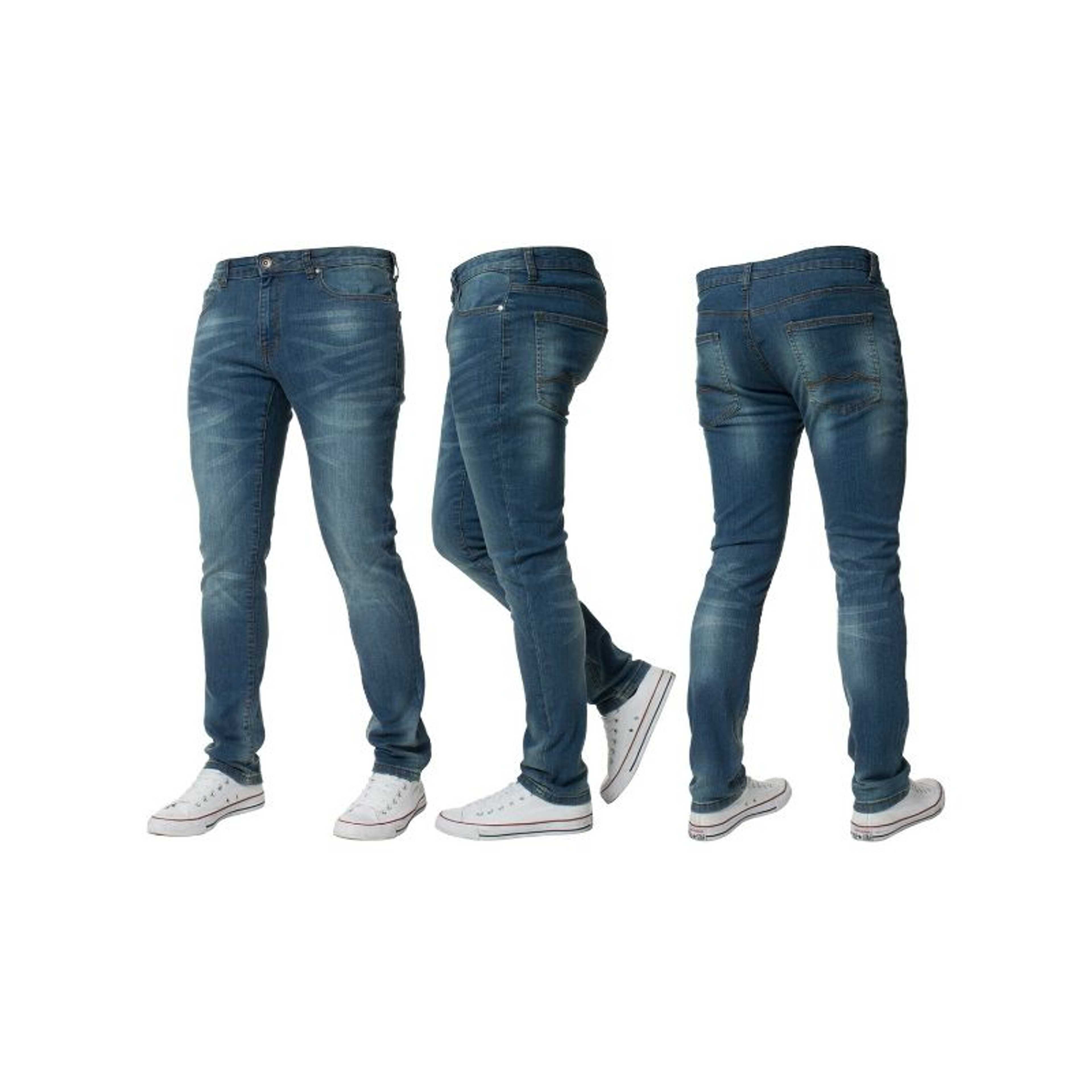Rubahas Men’s Slim Fit Denim Jeans Pant in Hunter Green Color