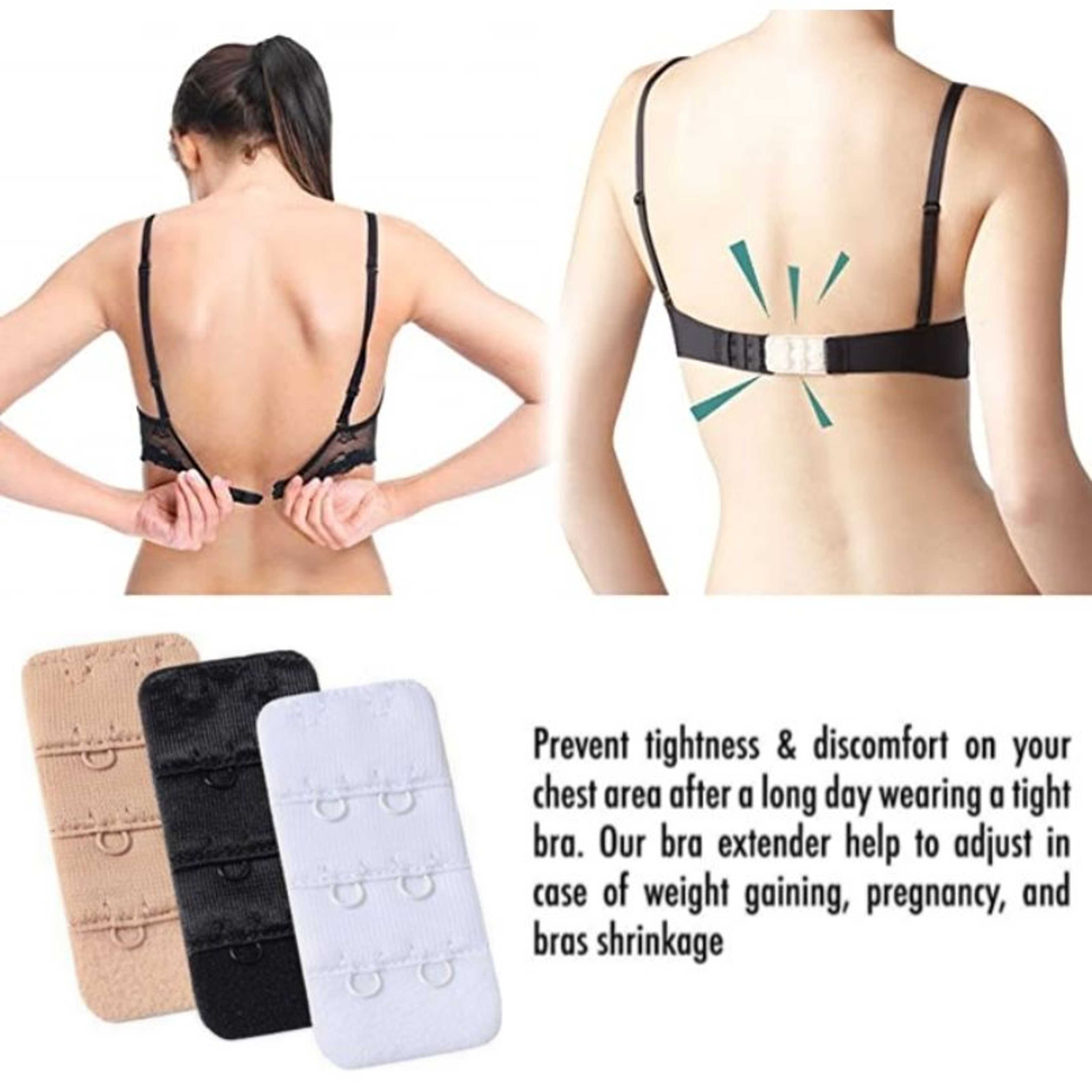 Women Bra extension Straps of 2 Hooks rows