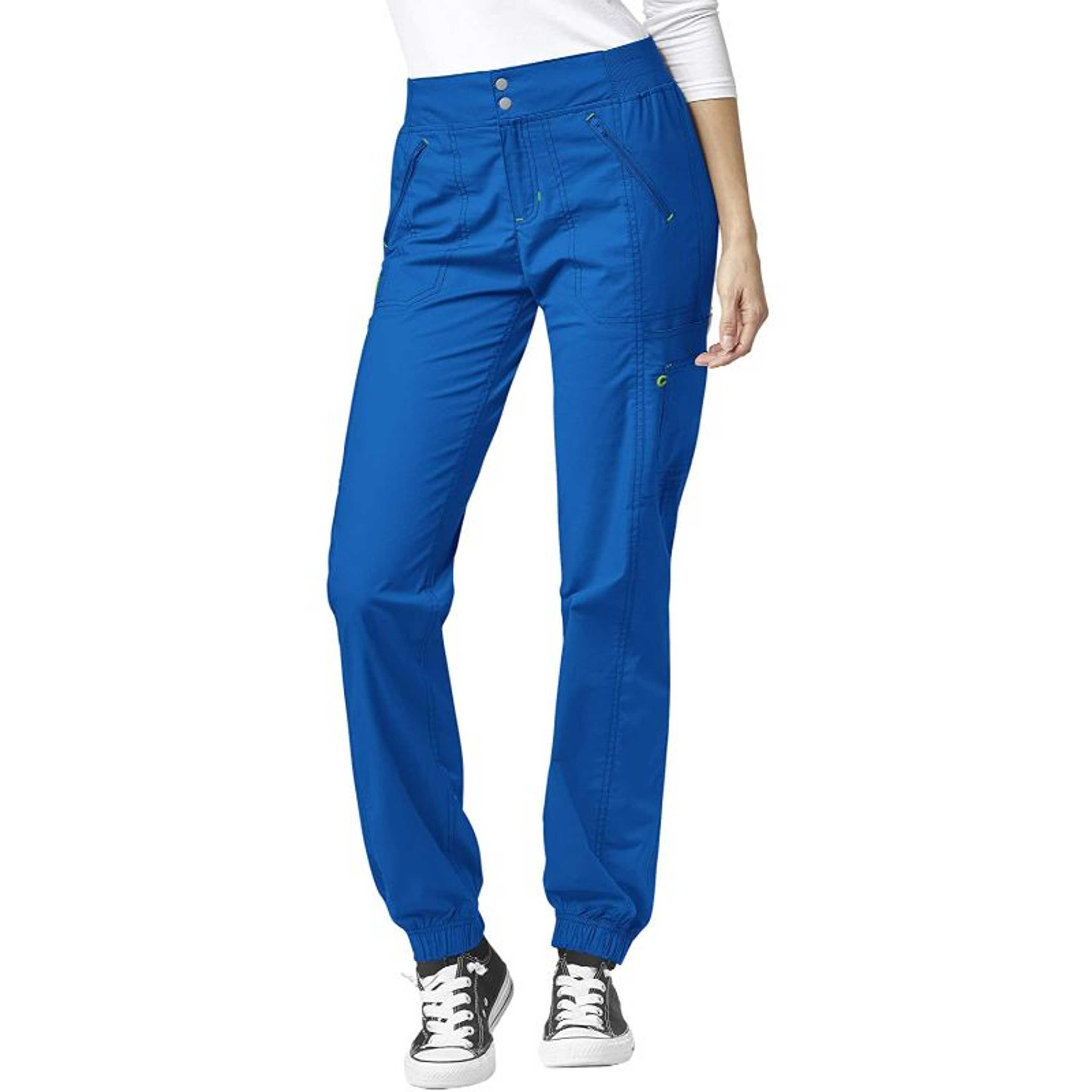 Carribean Blue Rubahas Womens Cargo Trousers Ladies Trousers Jeans Pants