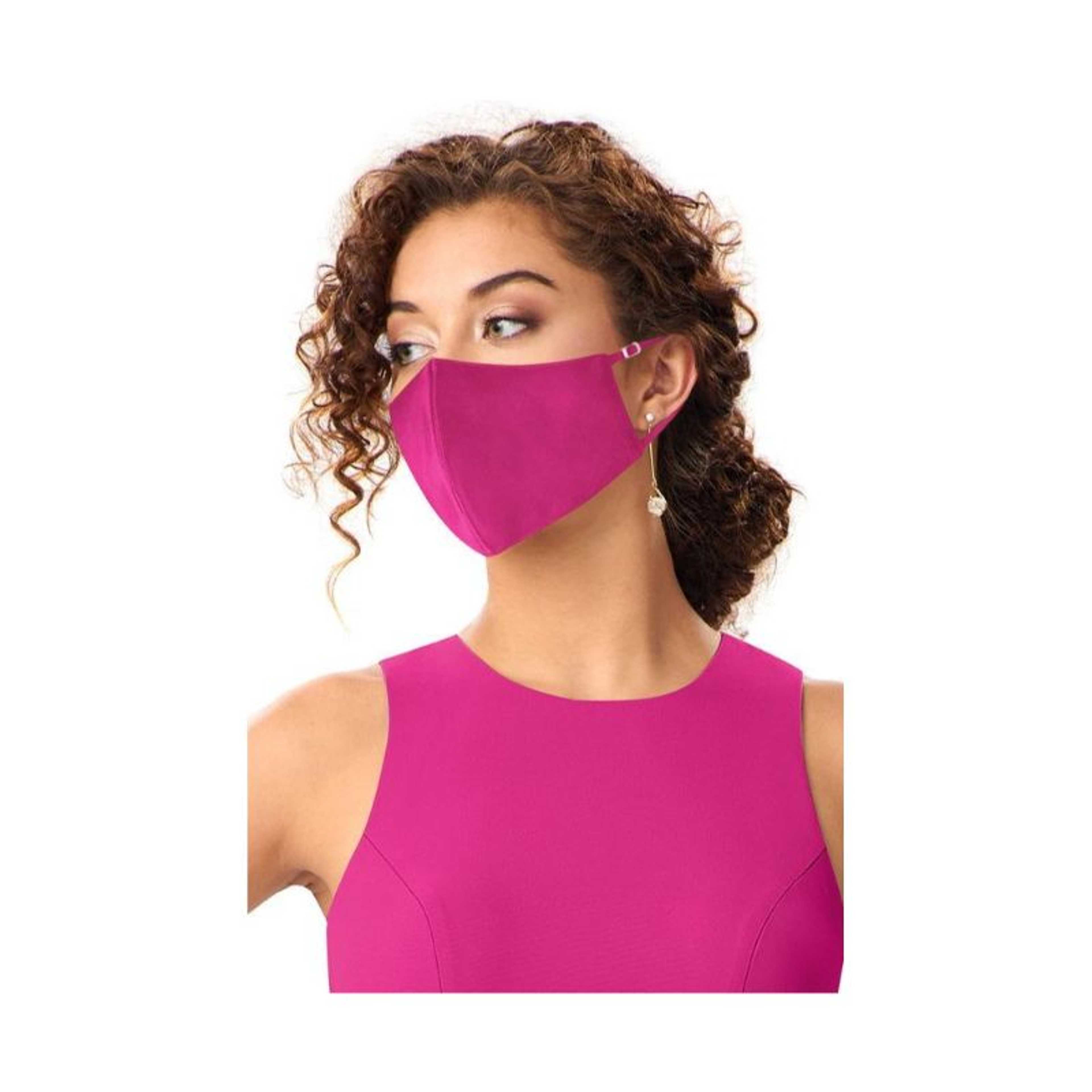 "Adults Silk Pink Reuseable And Washable Face Mask "