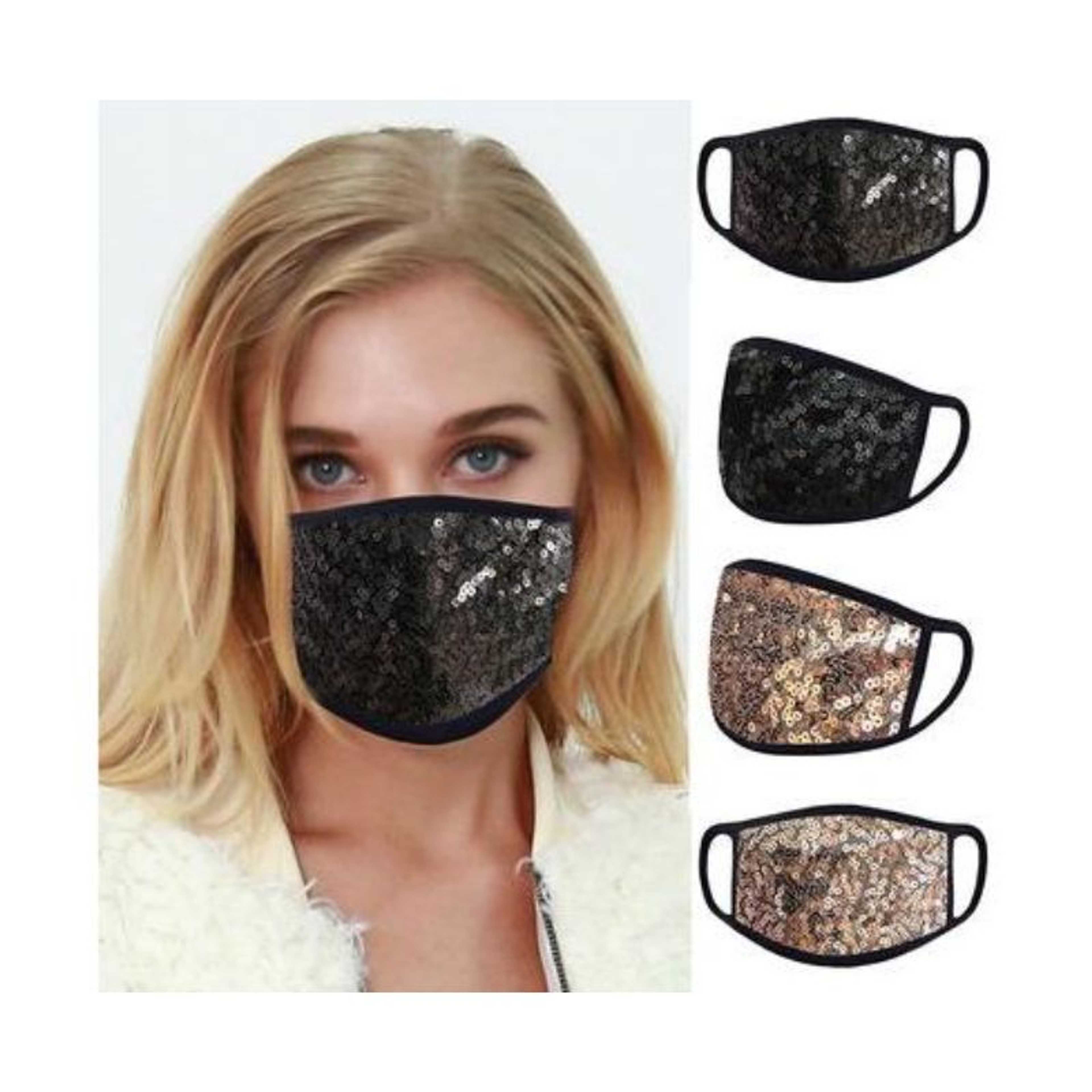 "Sequin Face Mask - Magic Face Mask "