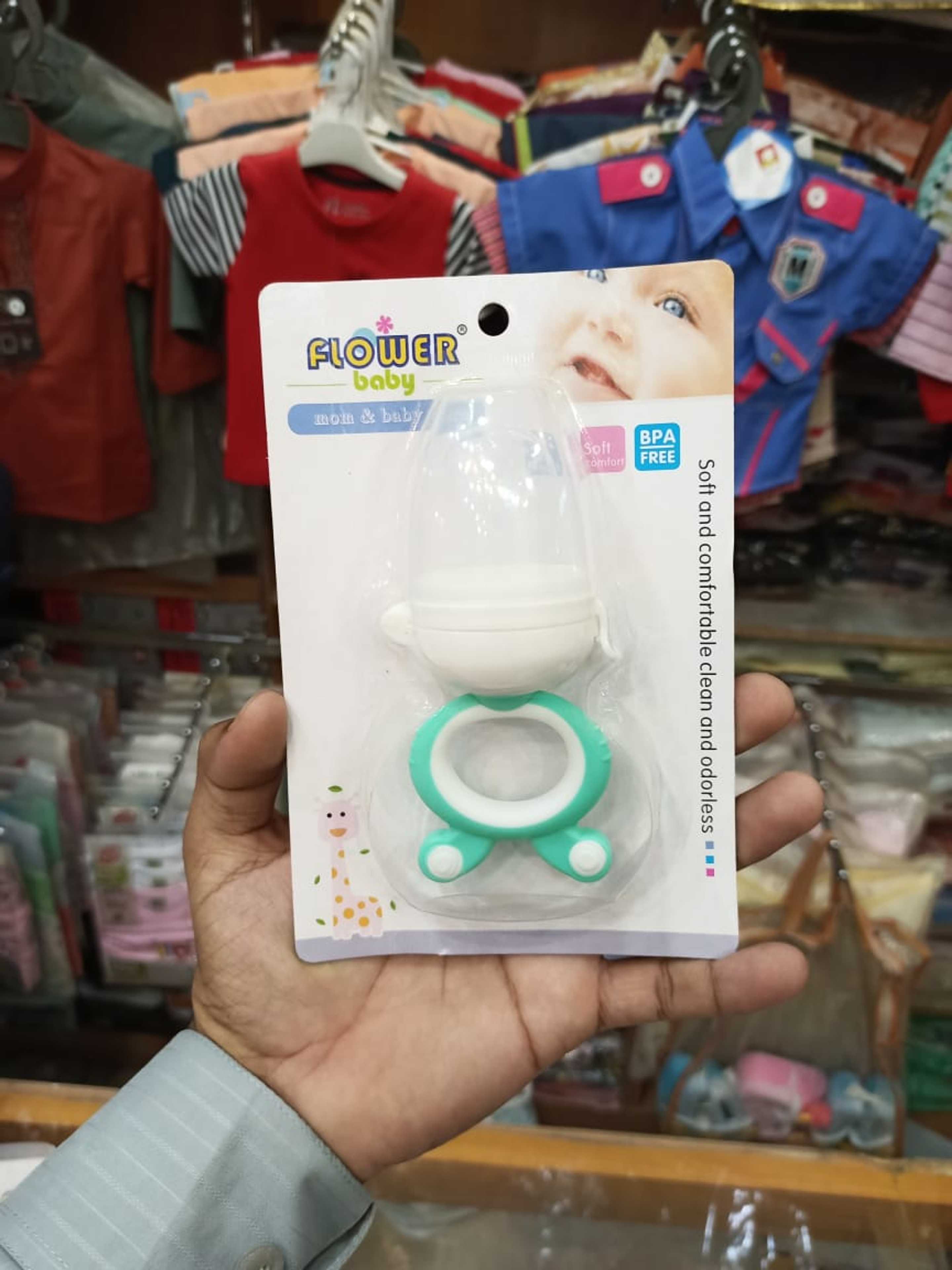 Flower baby pacifier