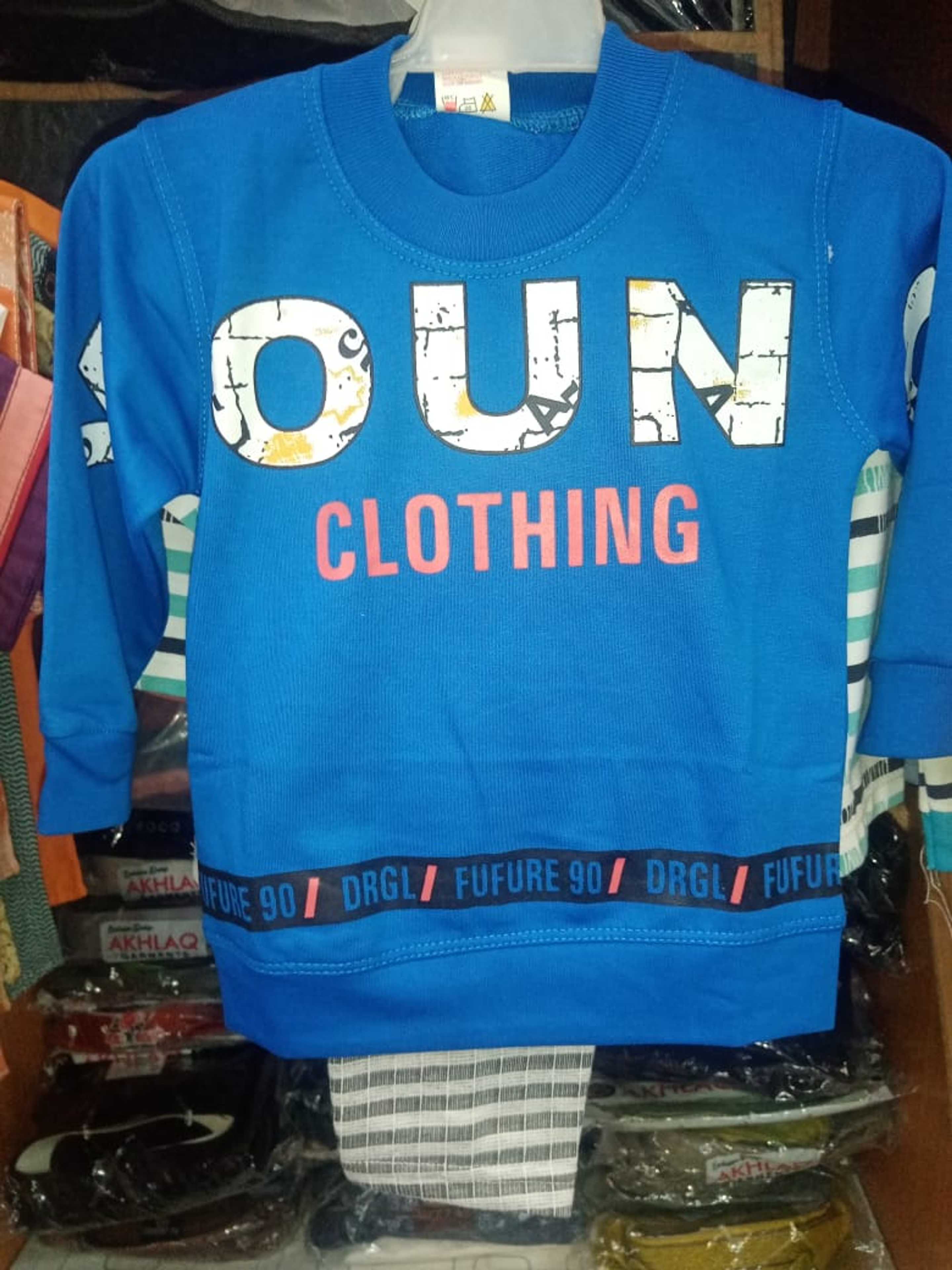 Oun Clothing kids blue Sweat shirt and trouser 