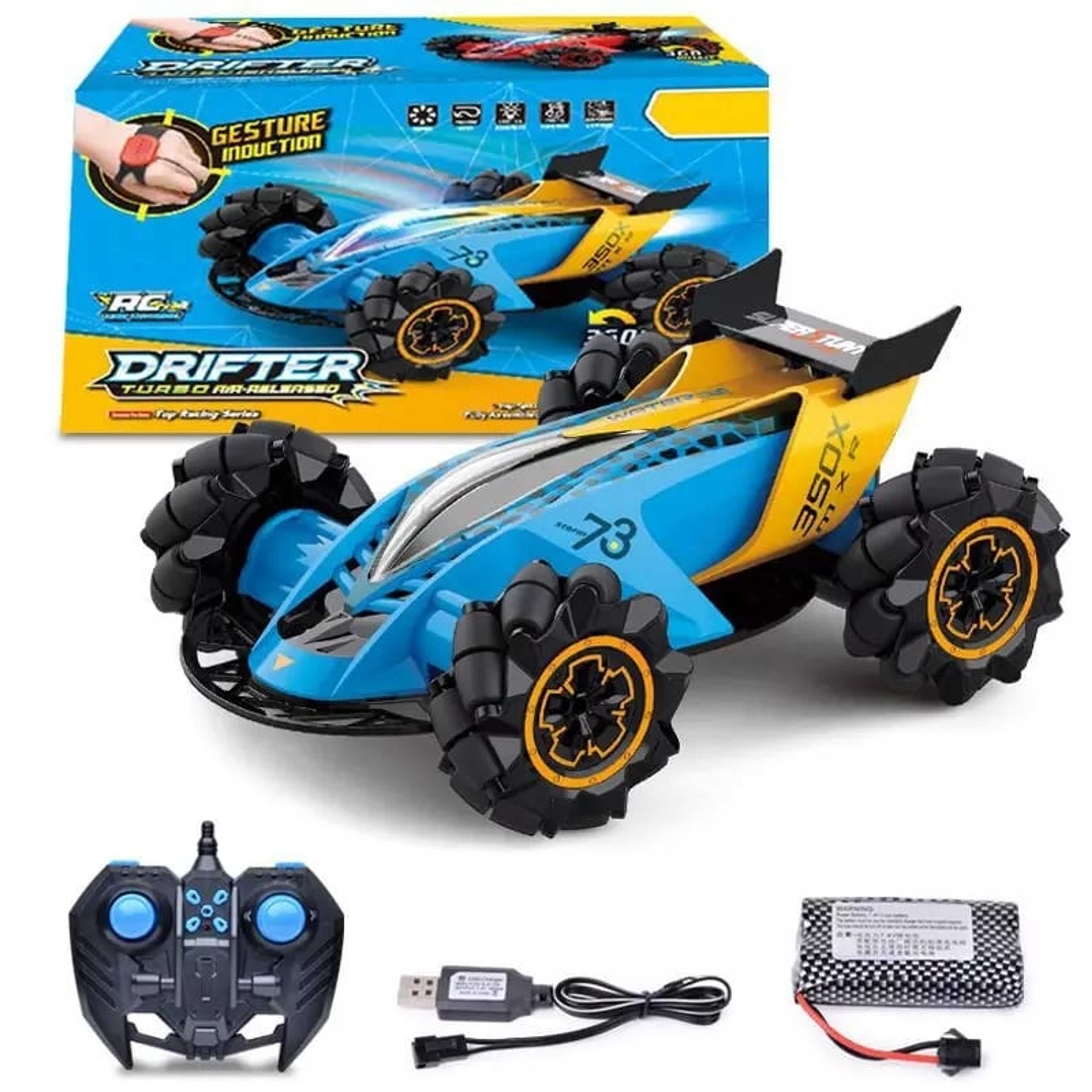 New Hand Control Car 360 Degree Rotation Drifter Turbo Air-Released Watch Remote Control Racing Car Toy For Kids