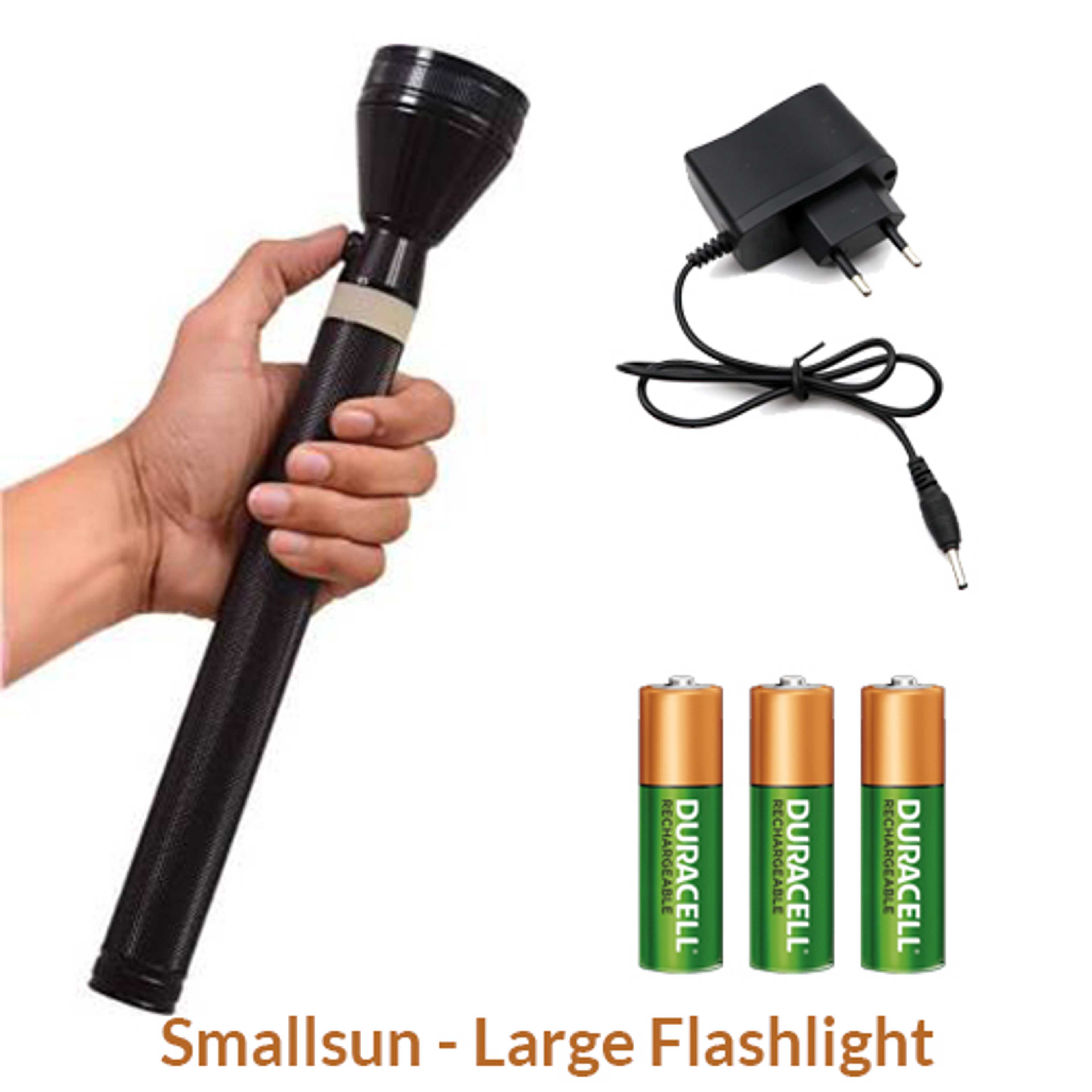 ULTRA BRIGHT LED ALLOY RECHARGEABLE TORCH