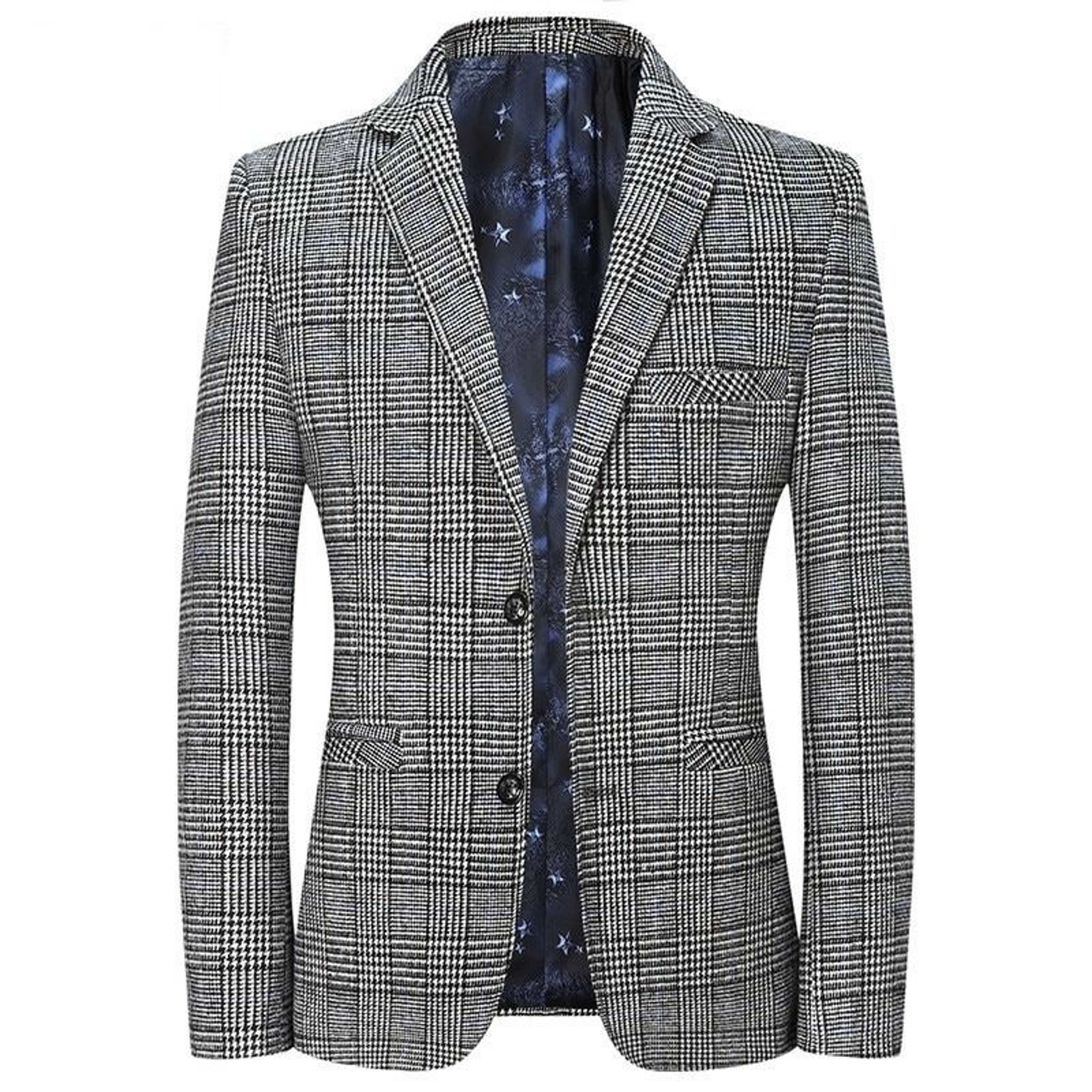 Burberry Check Blazer For Mens