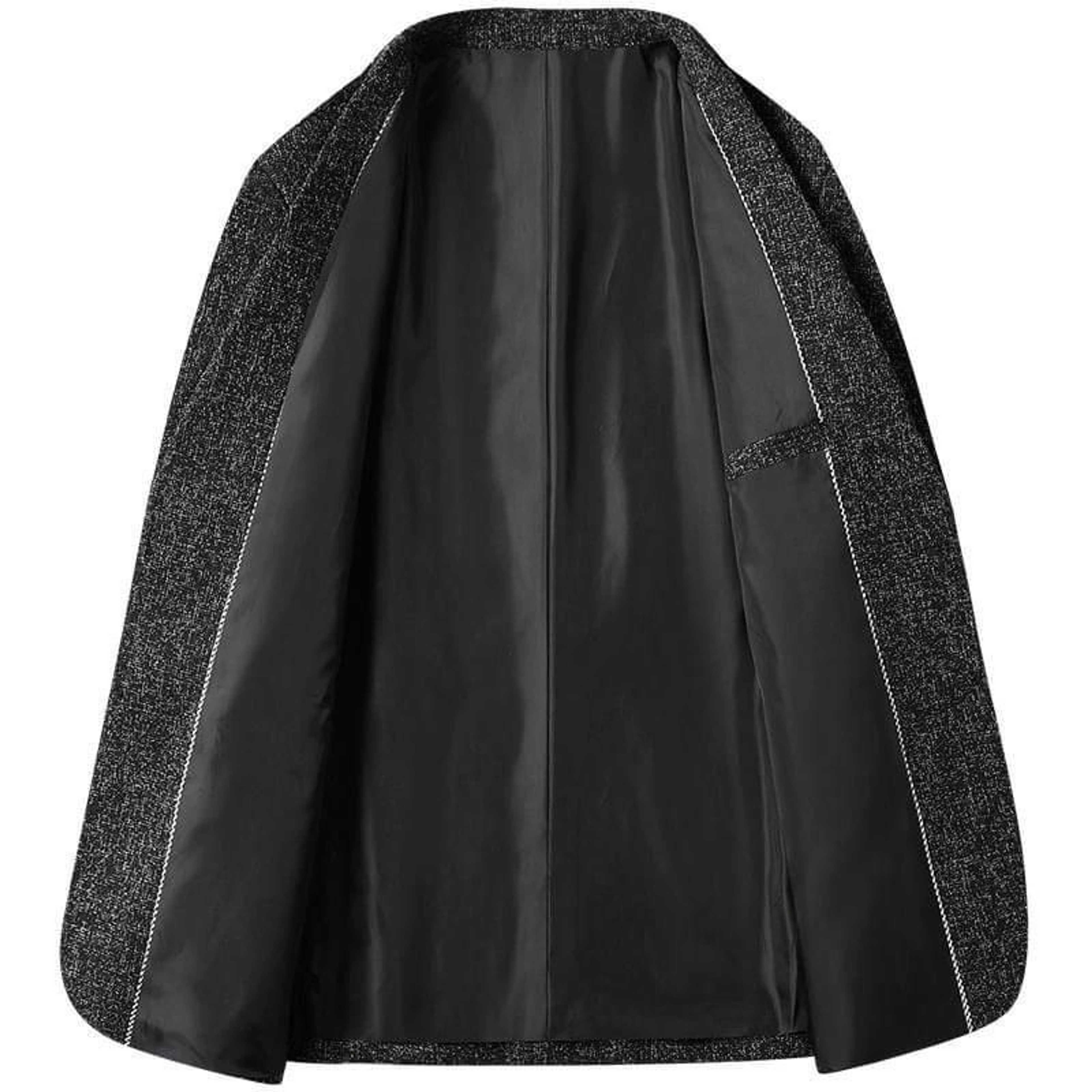 Black Color Slimfit Blazer For Mens - Product Main Image