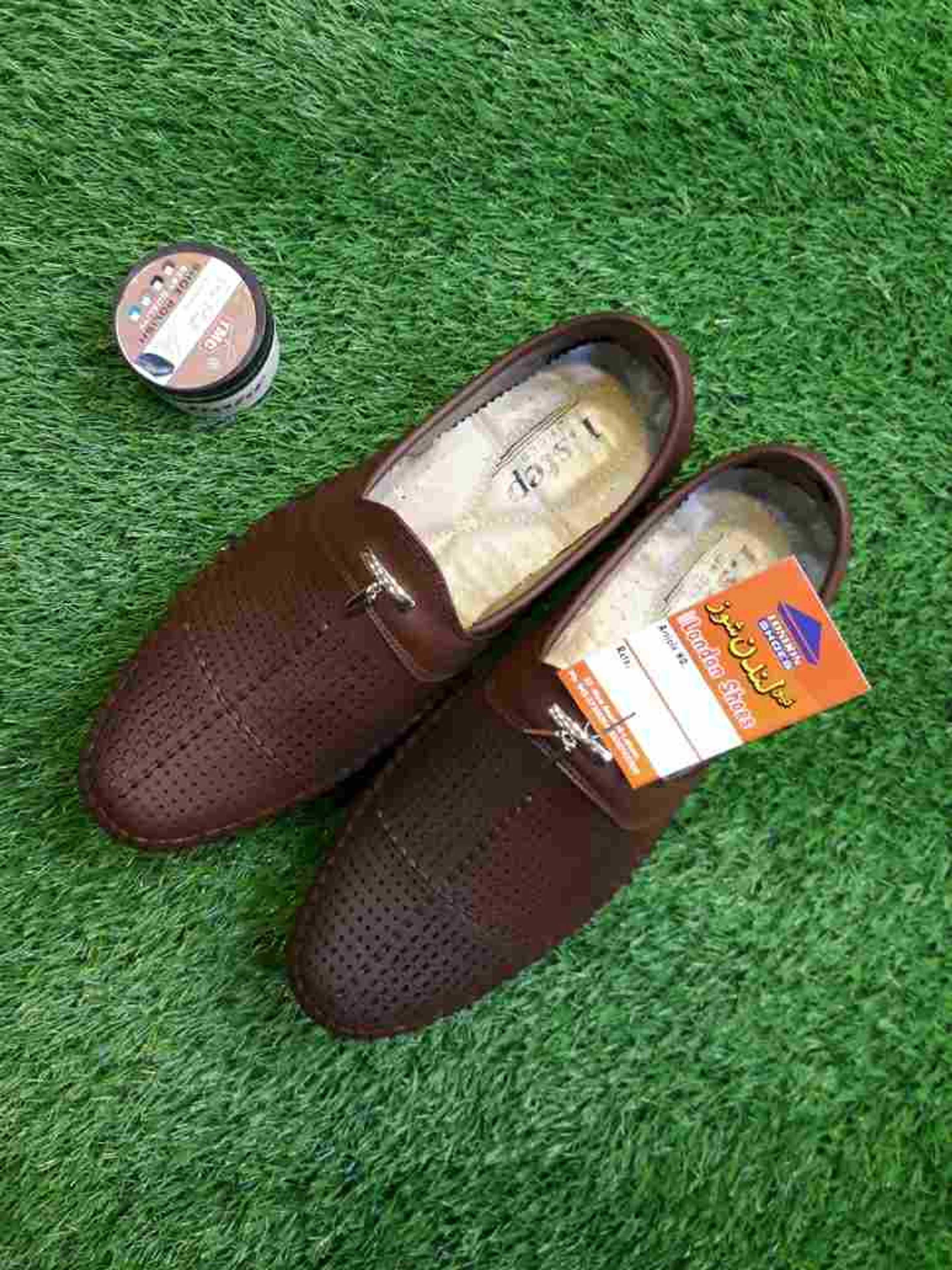 Brown phool loafers for mens