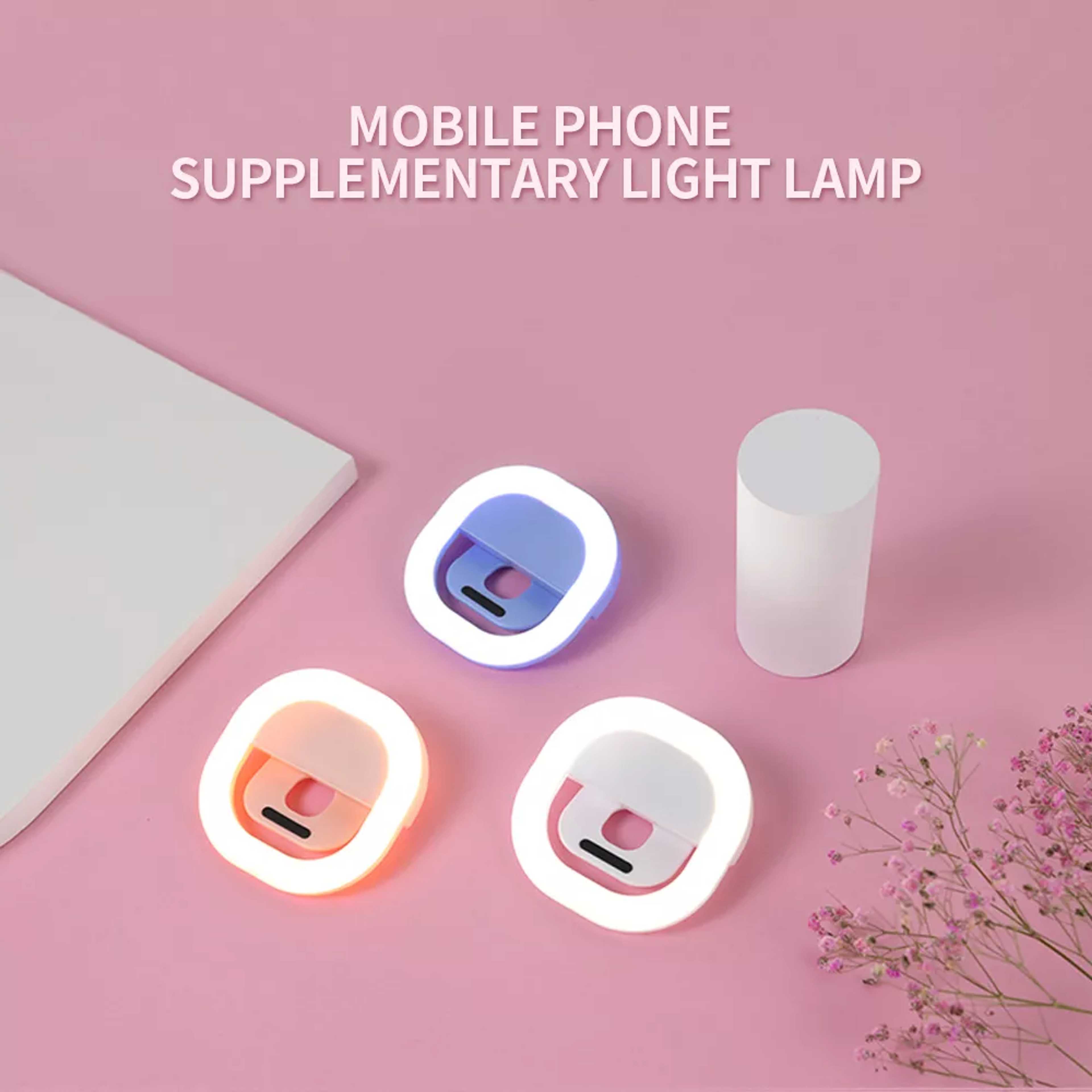 Mobile Phone Supplementary Light Lamp, Mini Selfi ring light with HD Light py Gadgets Cart