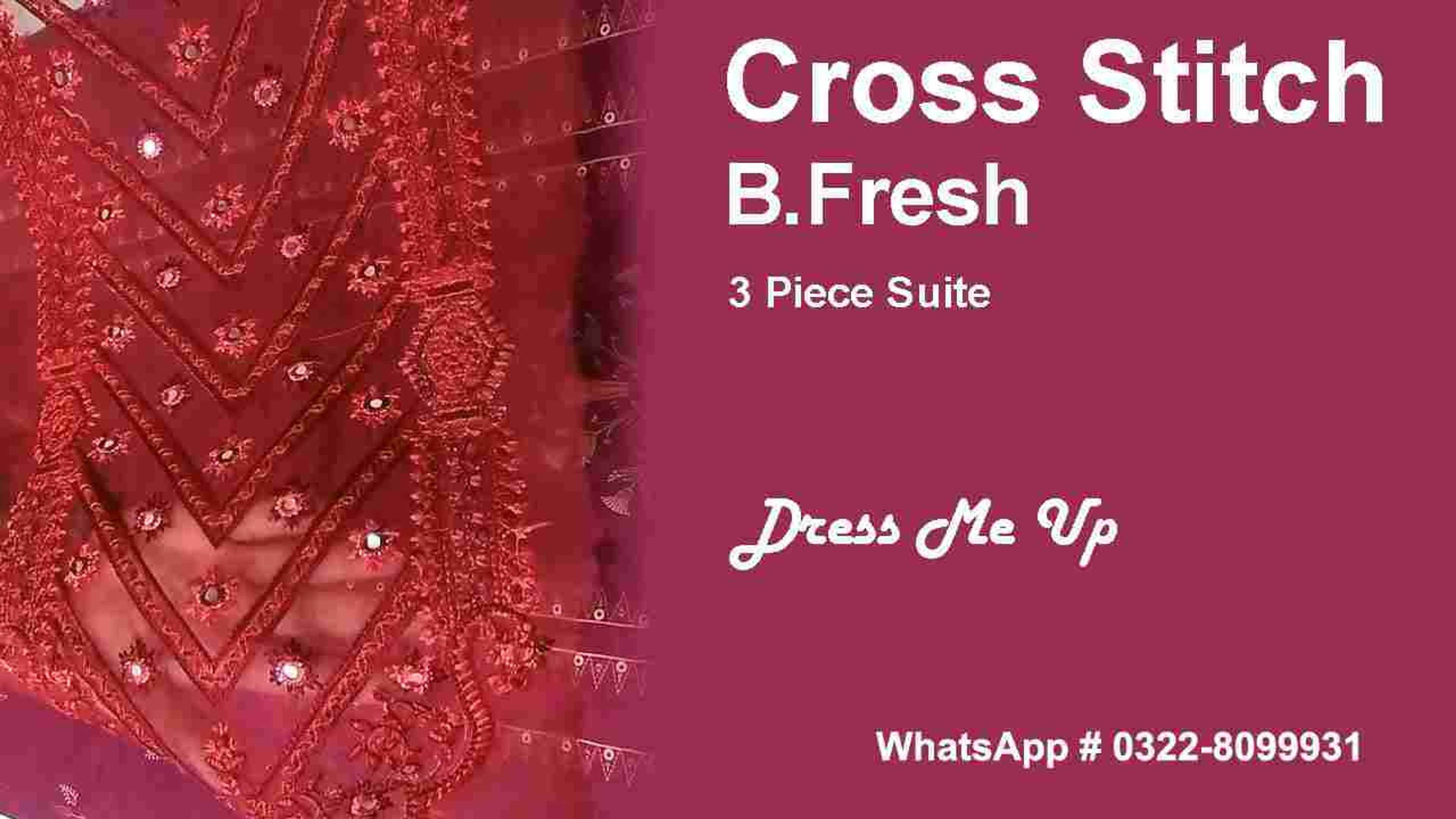 cross stitch b.fresh 3pc suit 