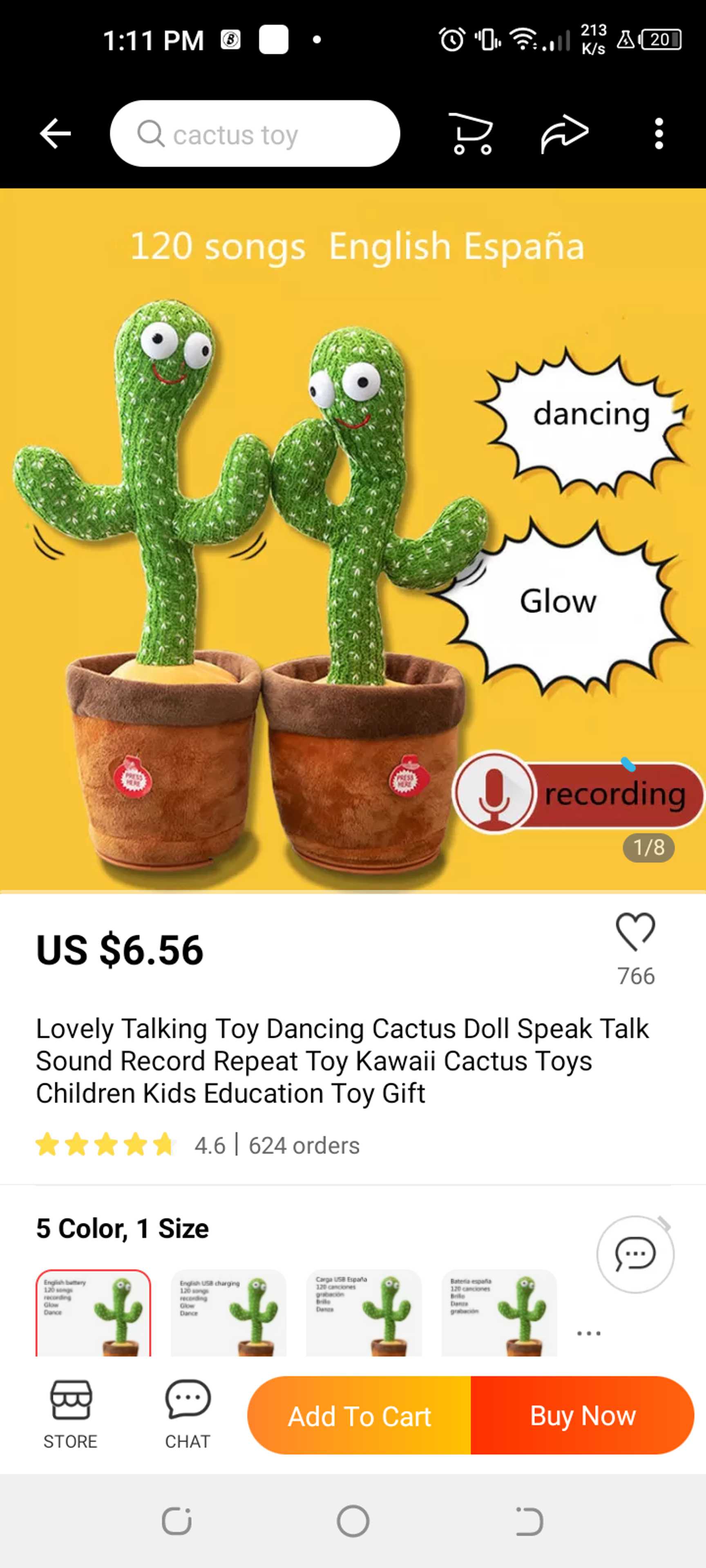 cactus baby toy