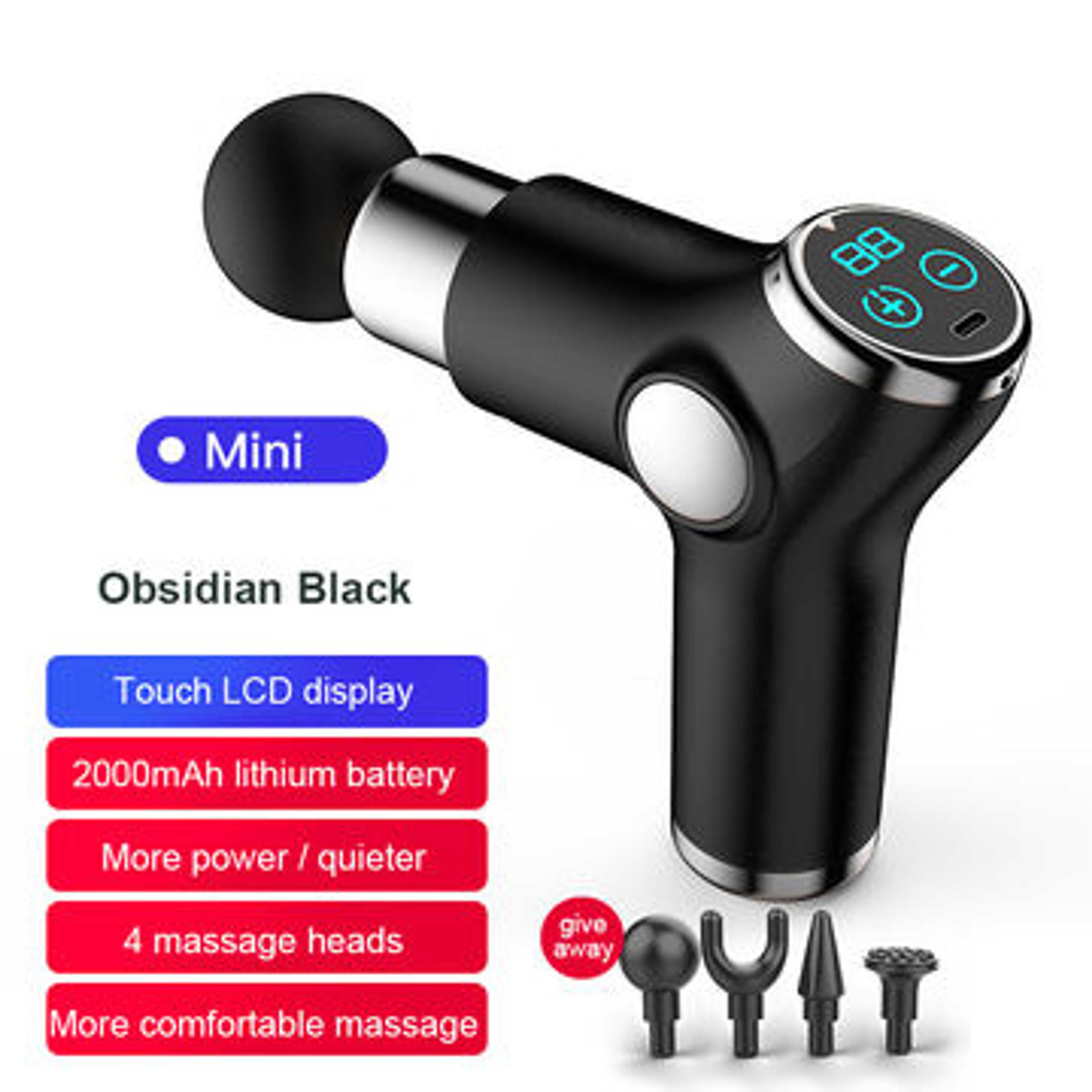 Mini Massageer Guun_ Deep Tissue Percussion Massager_ For Pain Relief