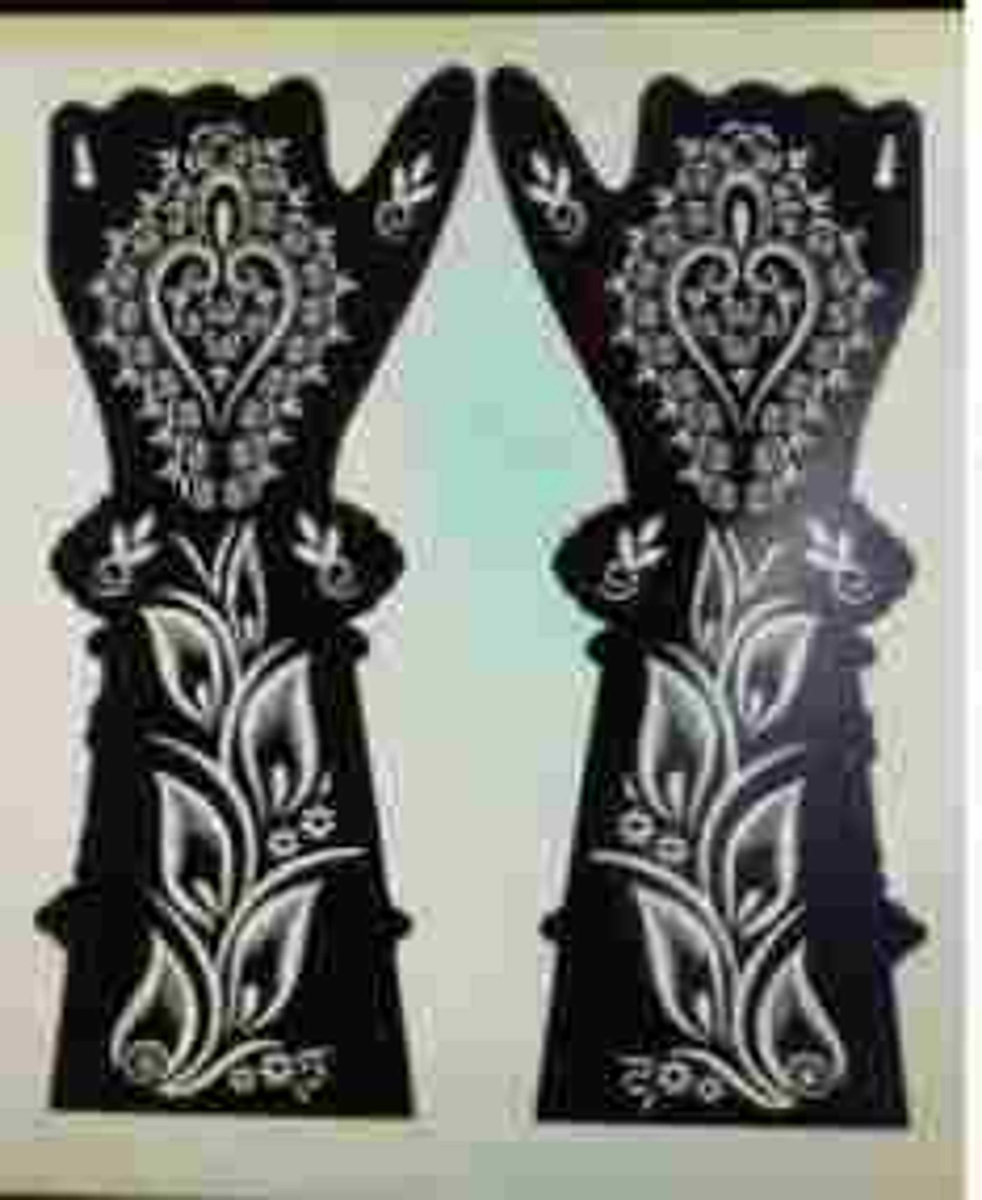 Mehndi Stickers Pack of Two for Girls Fashion  - Product Main Image