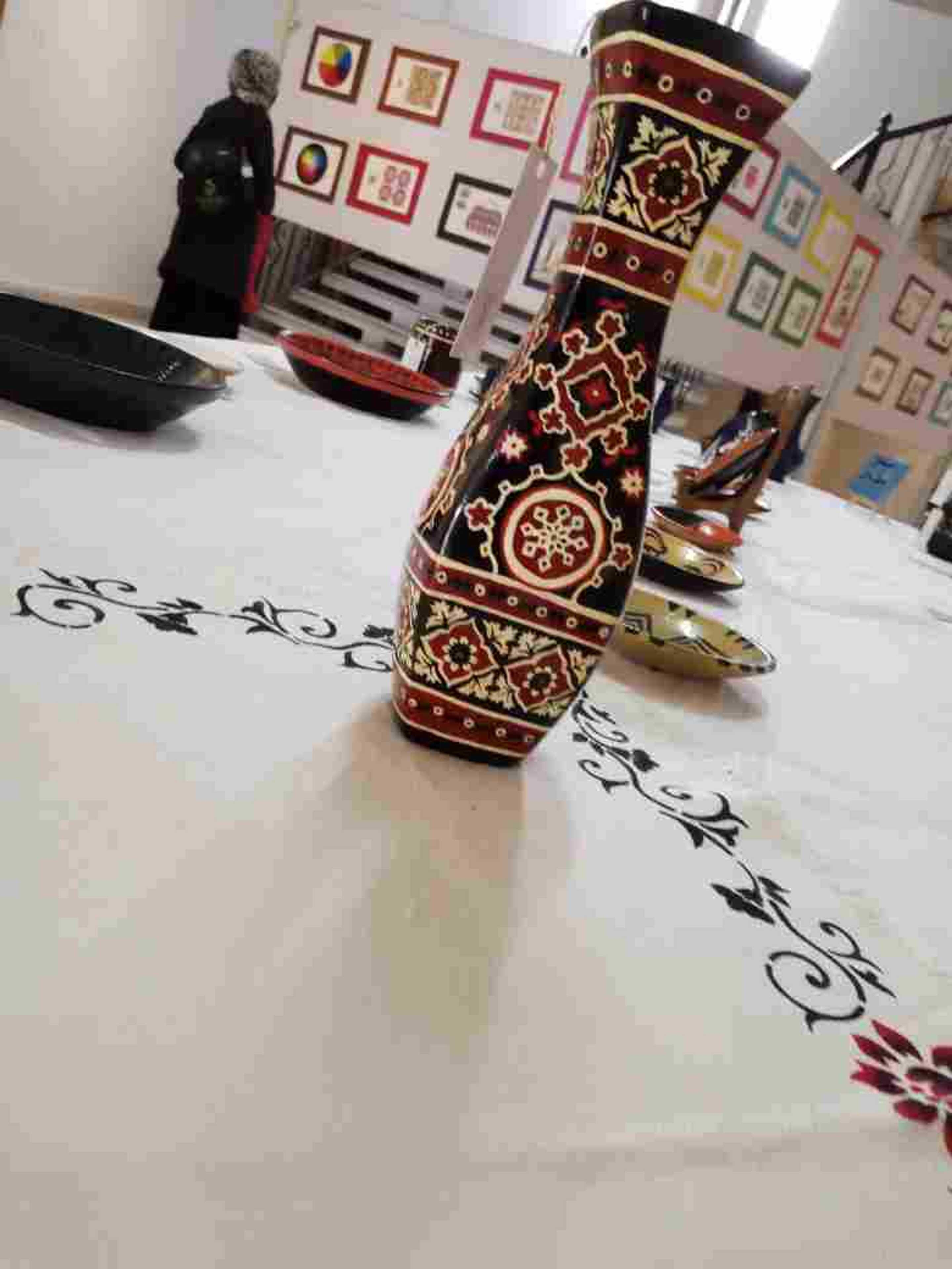 Hand Painted Sindhi Civilization Clay Pot 