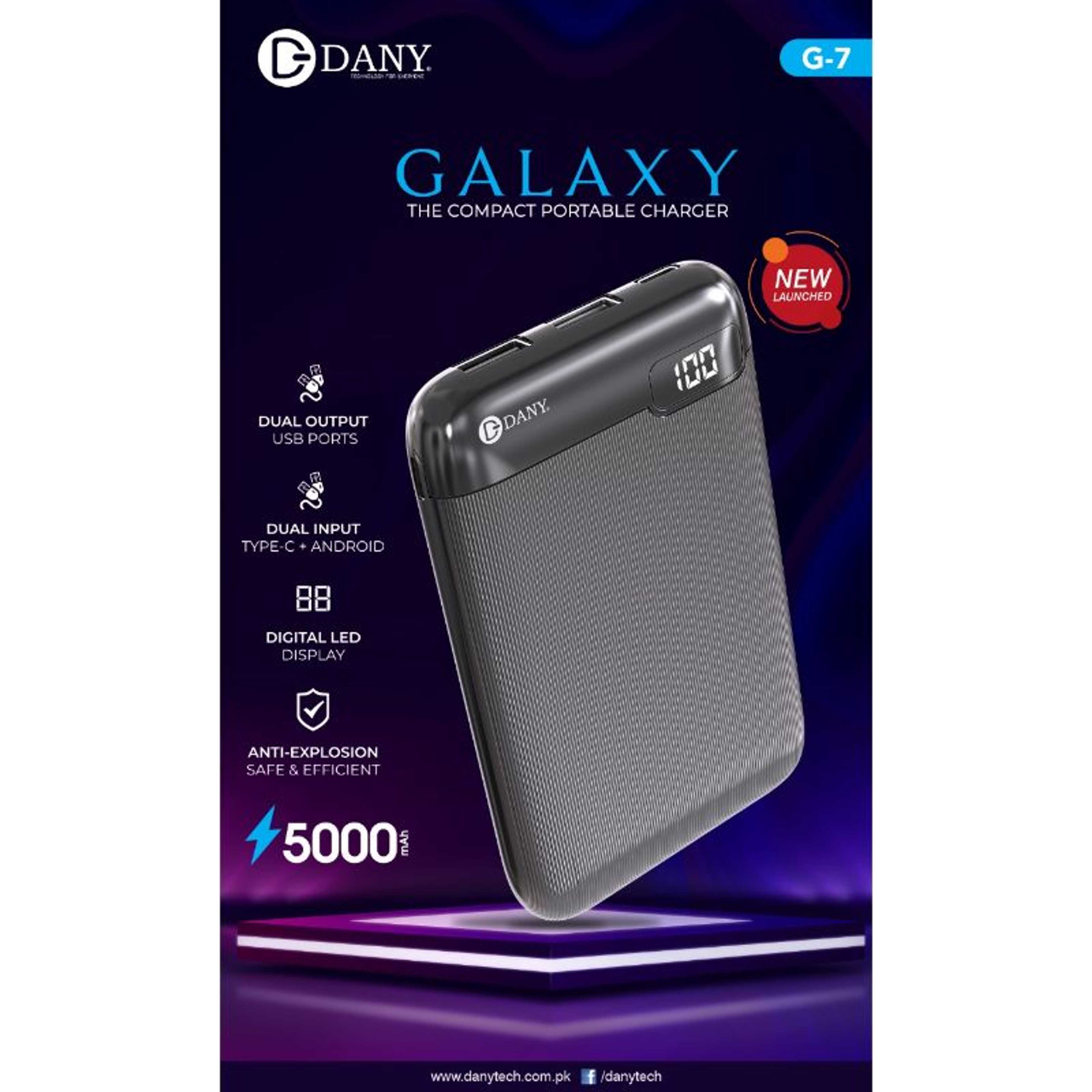 Galaxy G-7 5000 mAh Powerbank Best Price in Pakistan