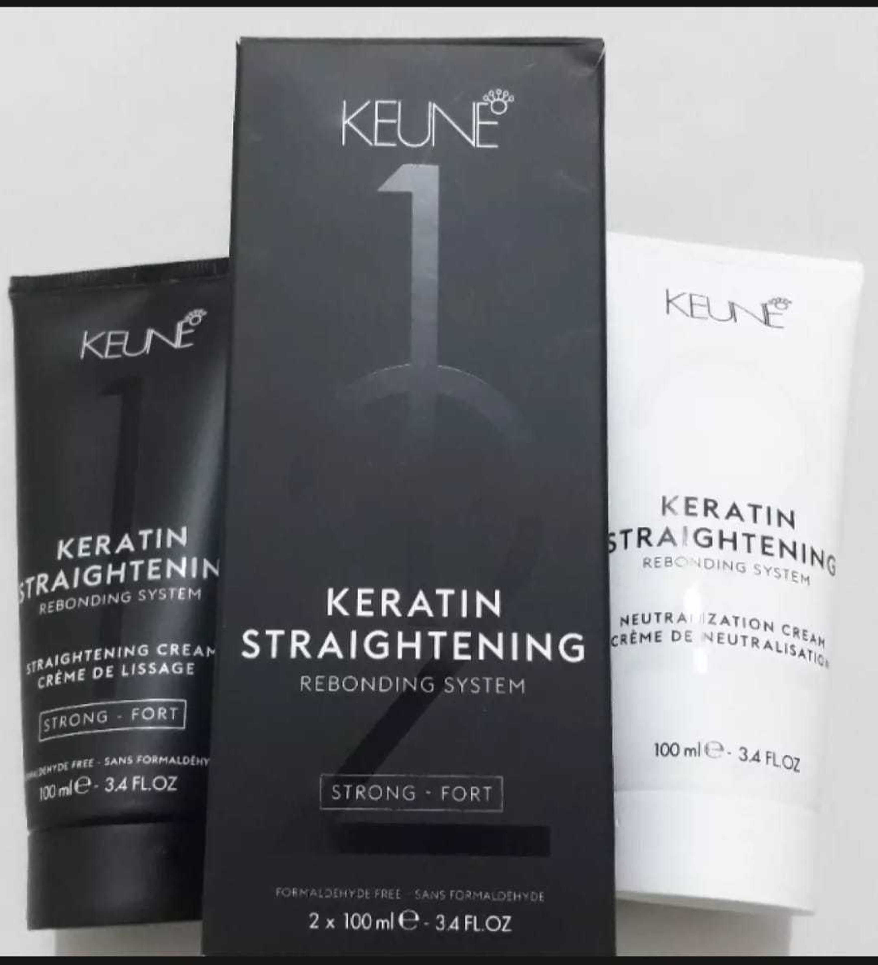 Keune_Keratin Straighting Rebounding system(Strong)100×2=200