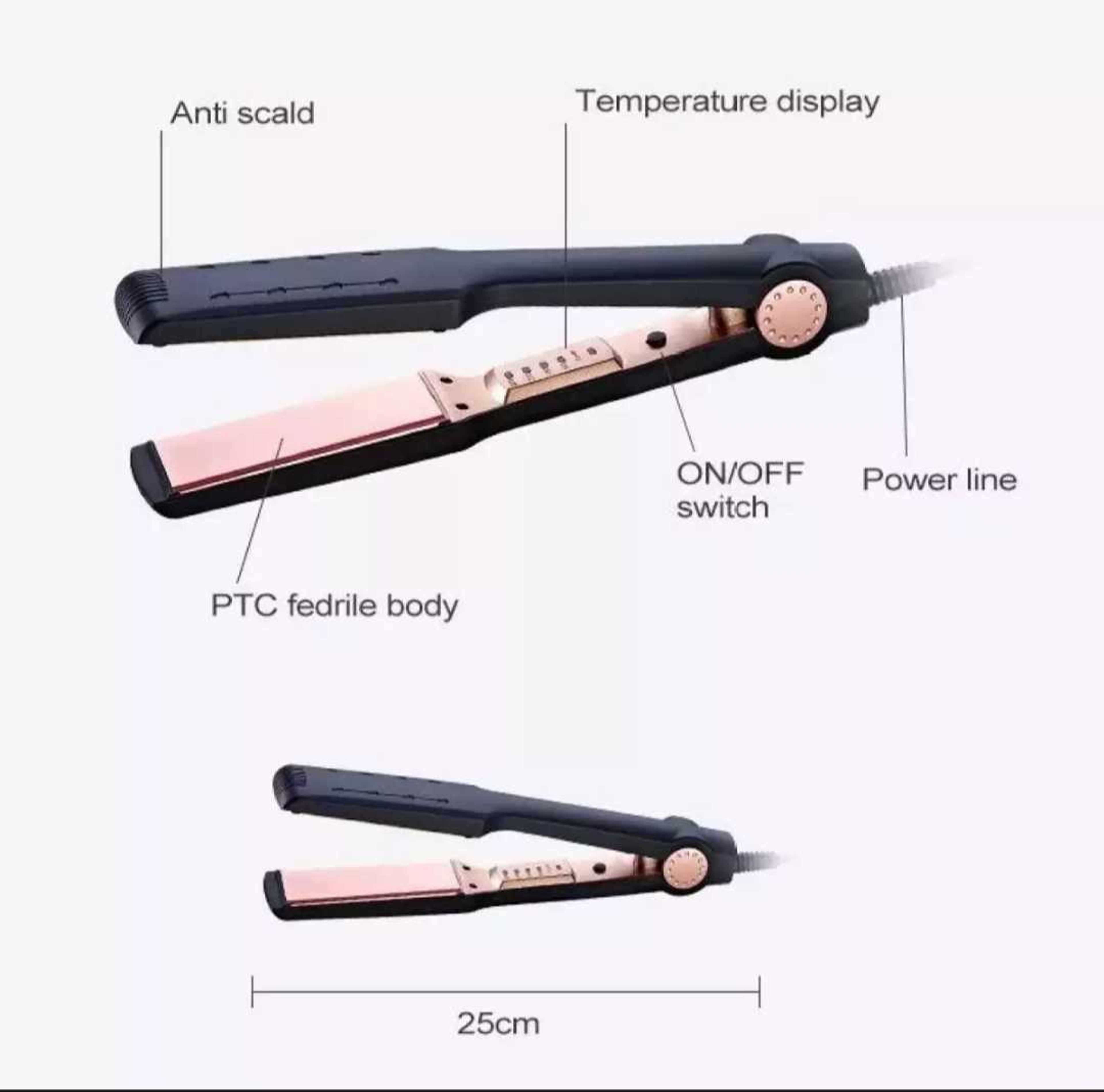 Professional Electric Hair Straightener kemi km-470 for Women 