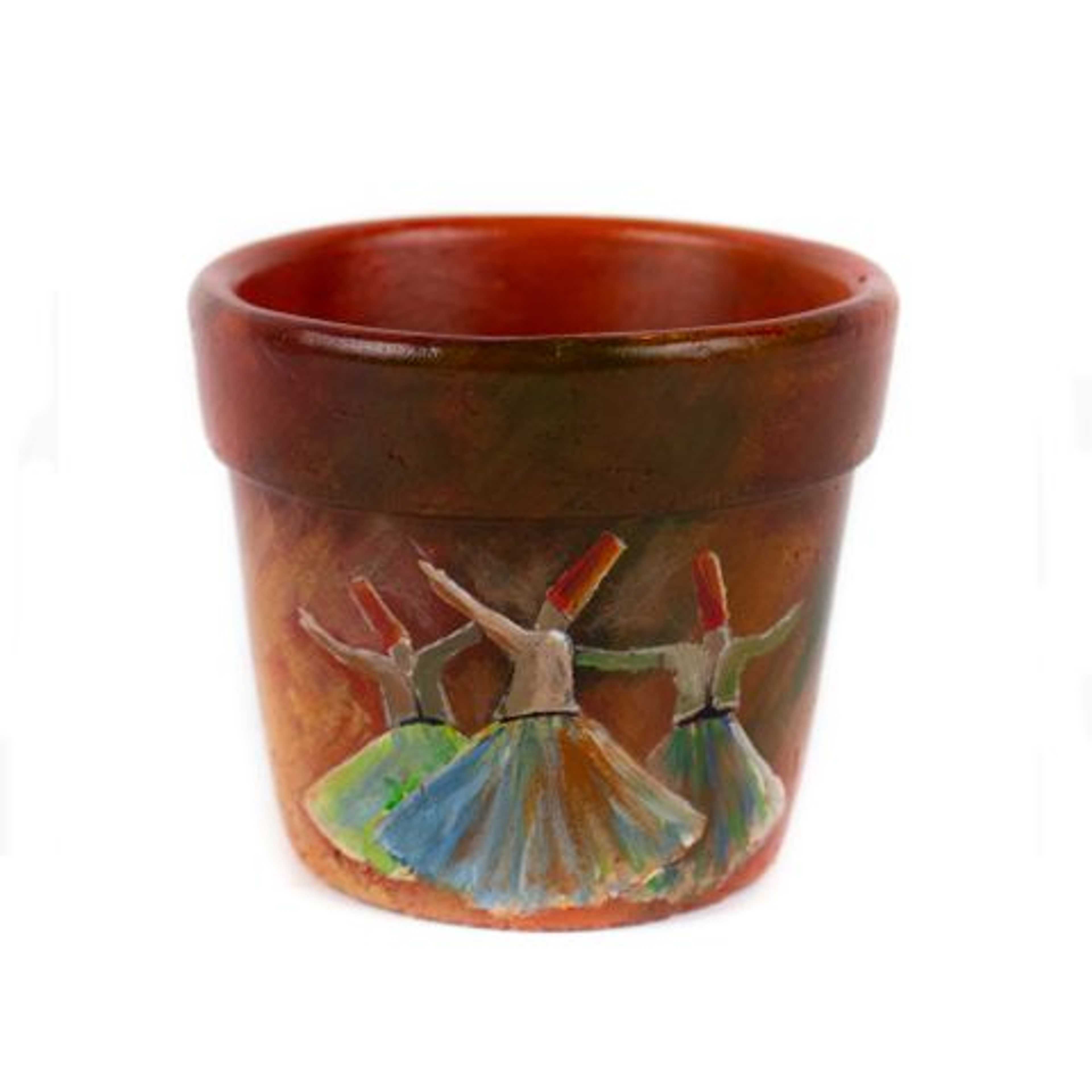 Hand-Painted Scented Candle - Sufi Theme