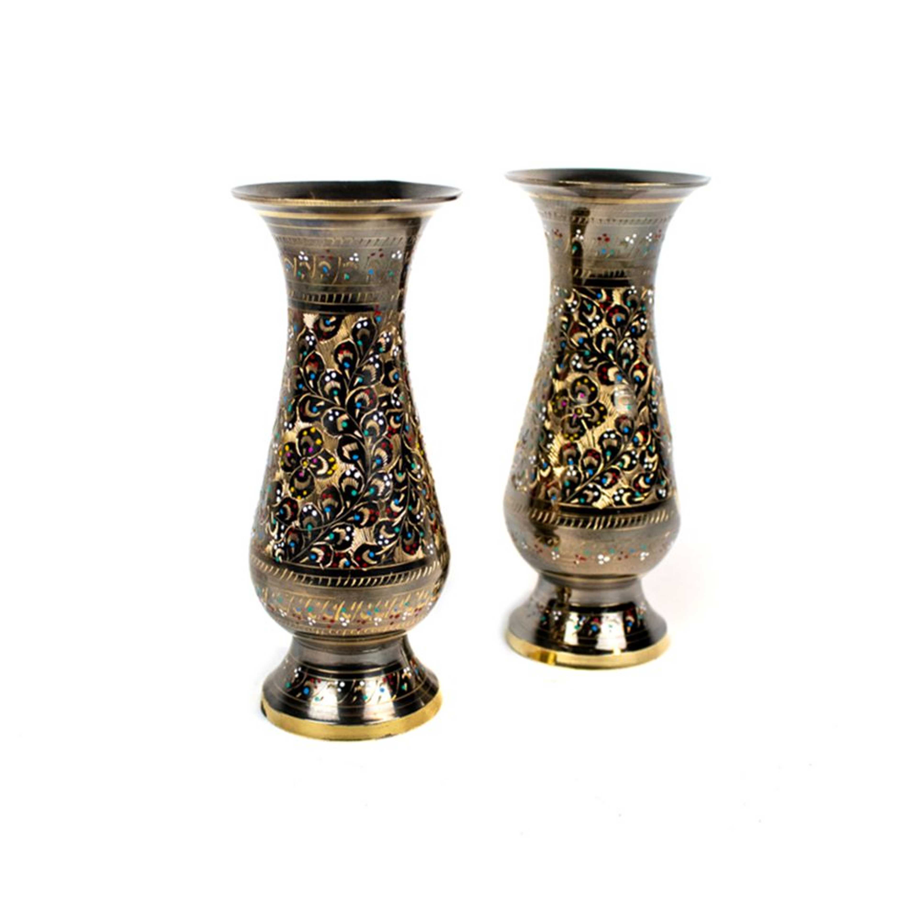 Brass Vase Brown (Small)