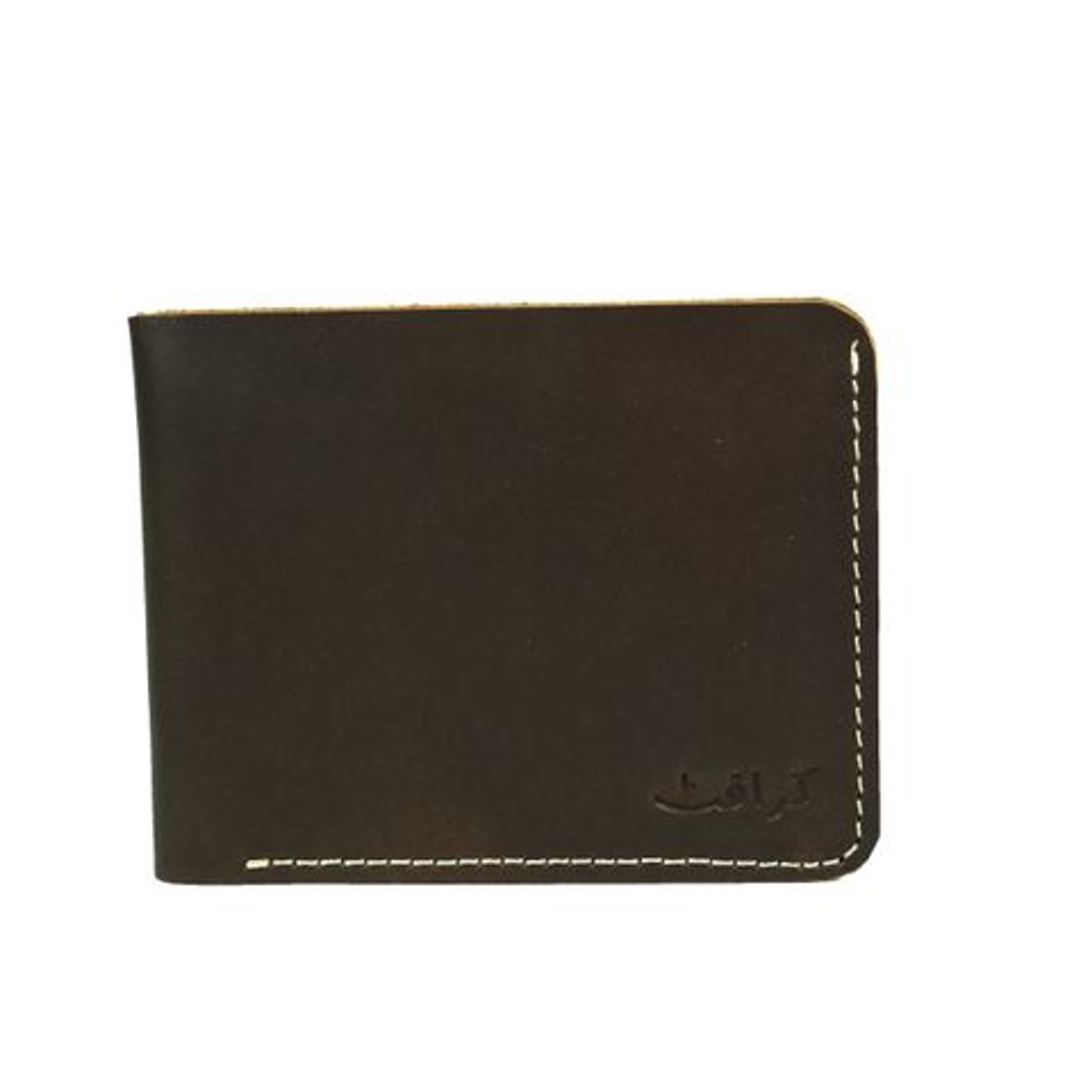 Leather Wallet- Dark Brown