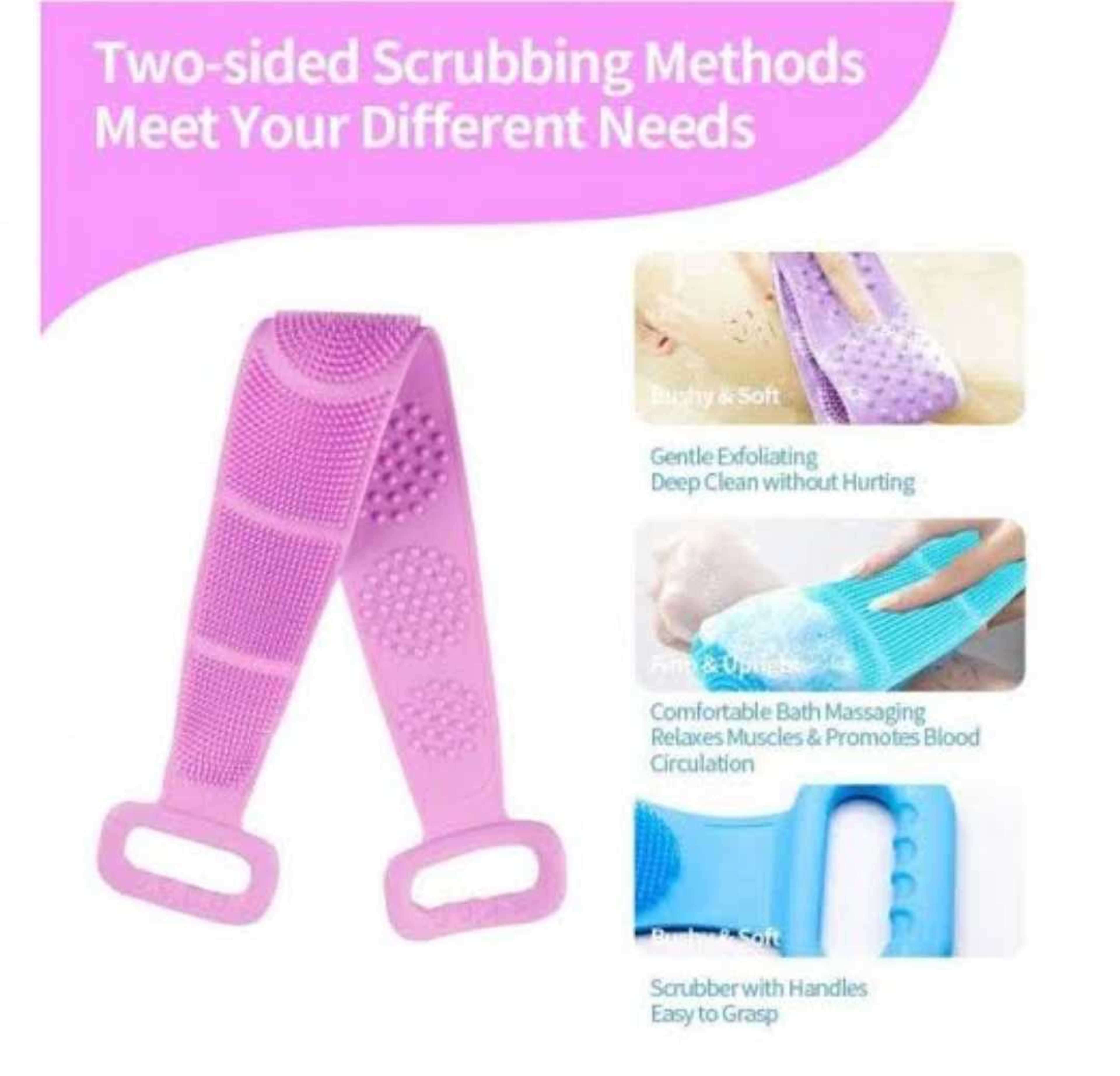 Bath back scrubber 