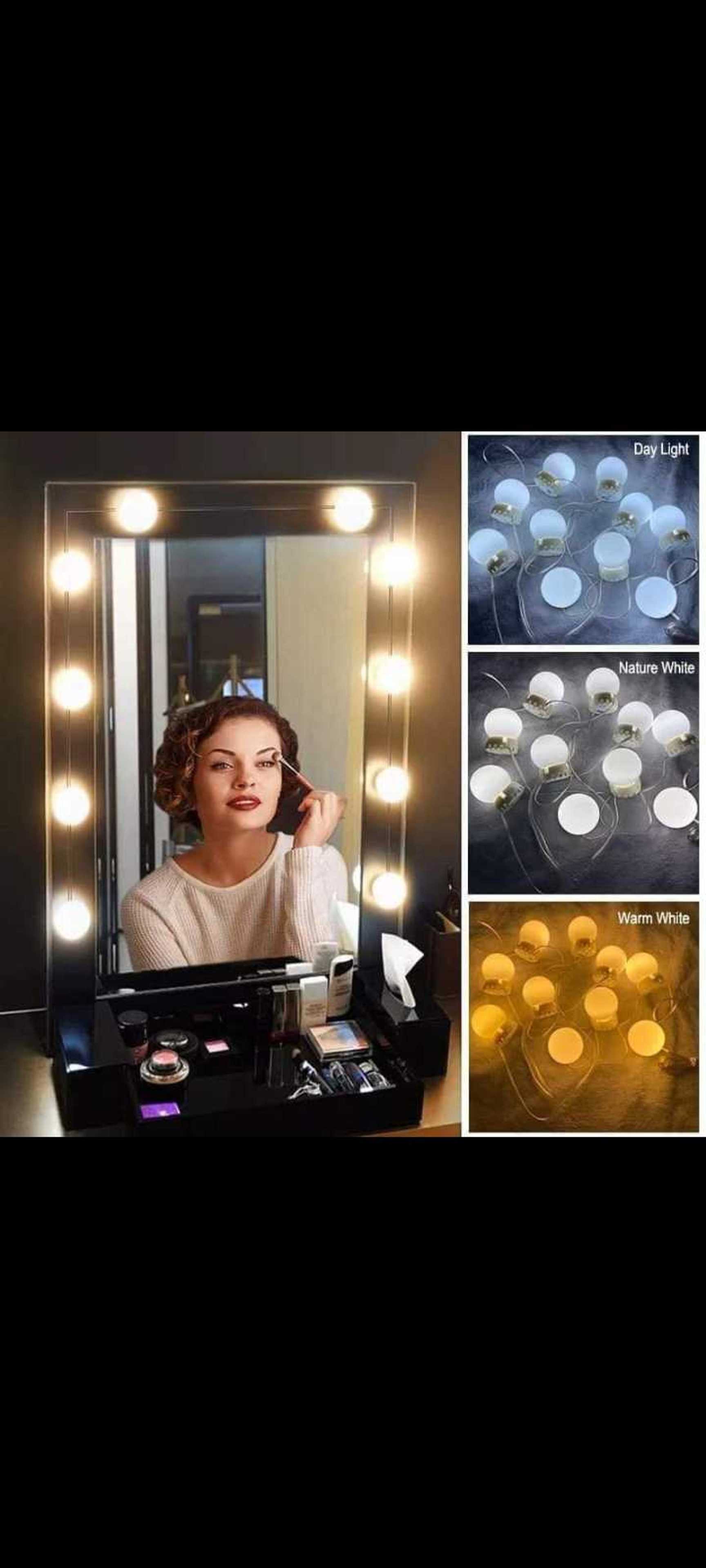 Electric vanity mirror light 