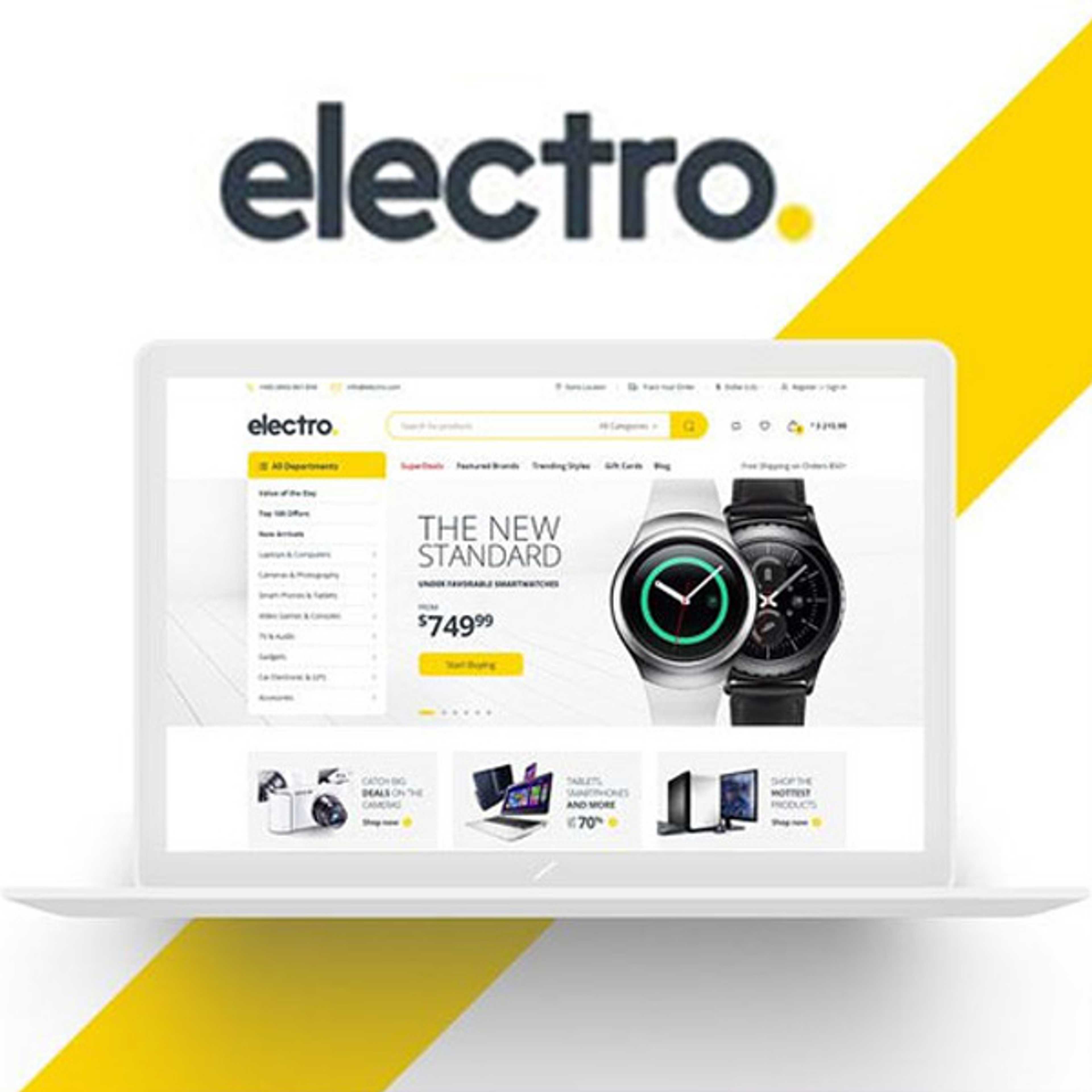 Electro Electronics Store WooCommerce Theme - Wordpress Theme