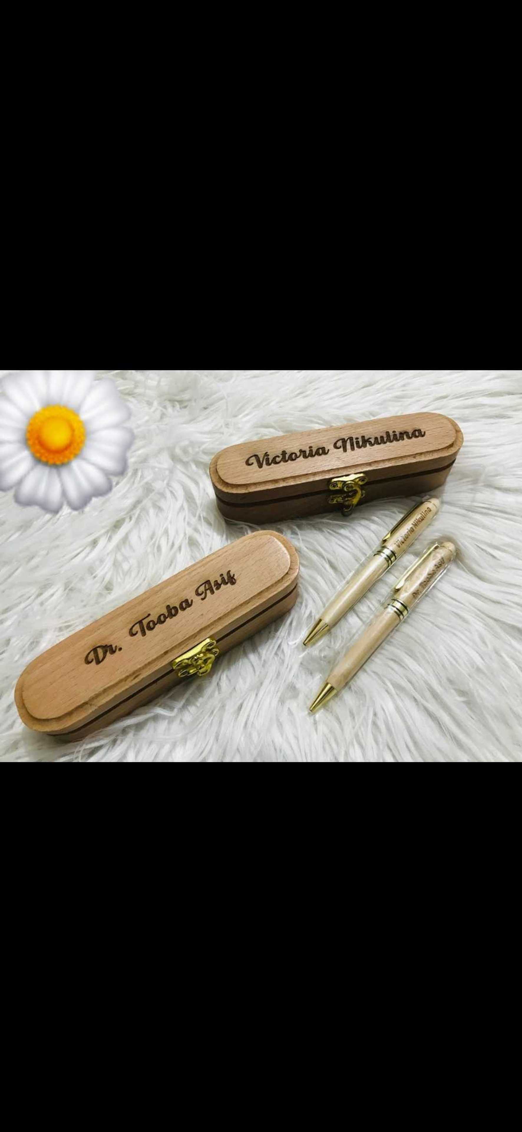 wooden pen &box