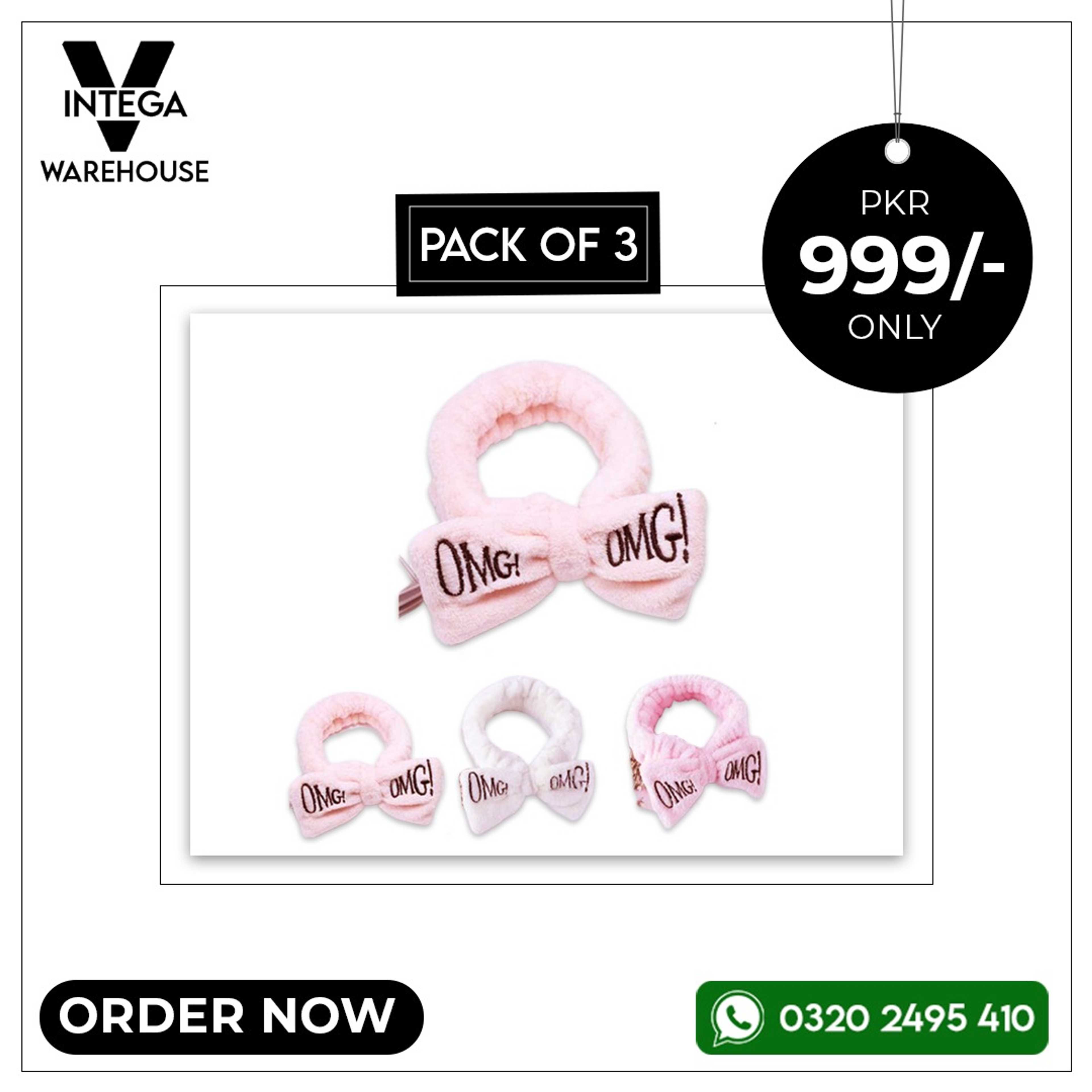 flexible hair band Pack off 3 - Product Main Image