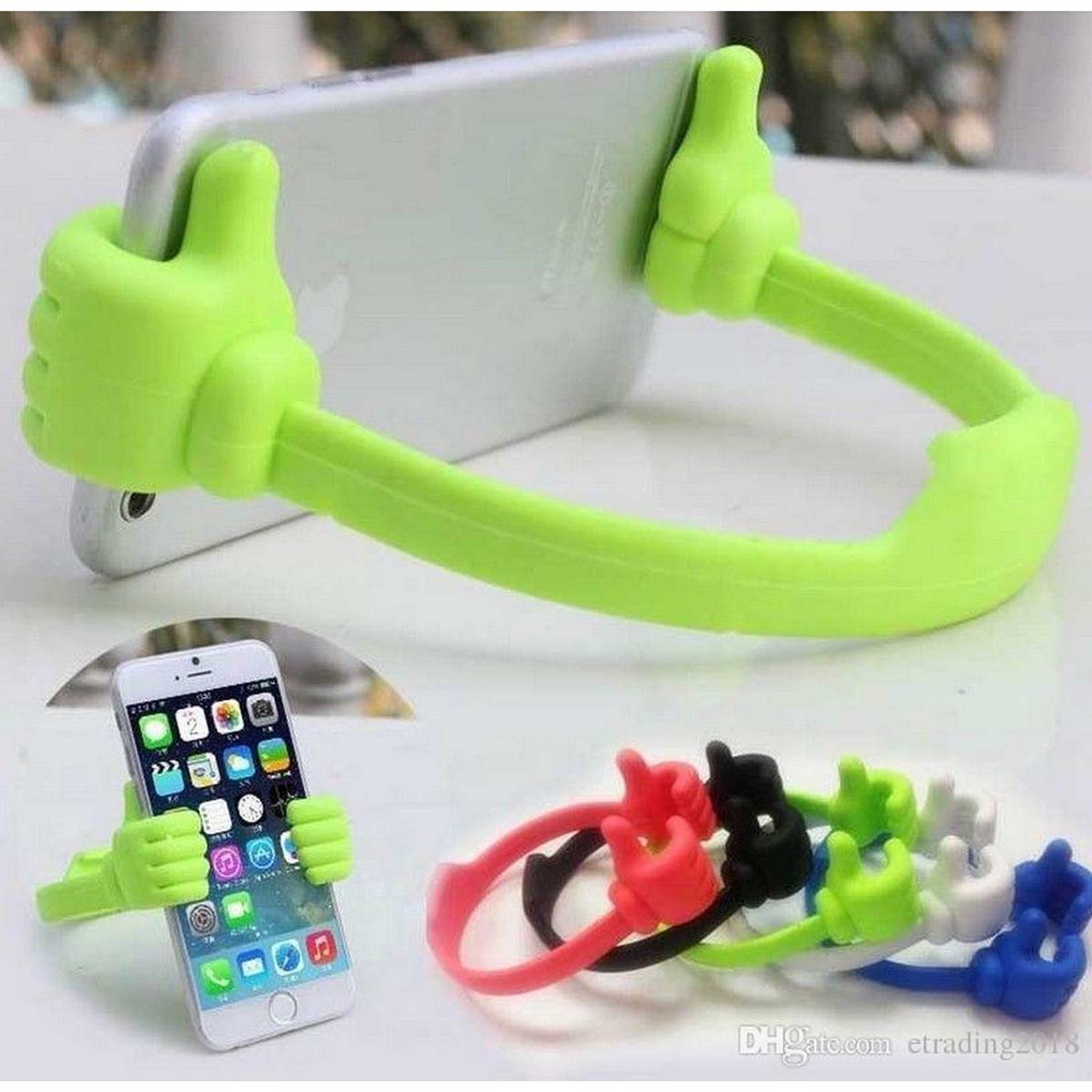 Hand mobile cell phone holder table