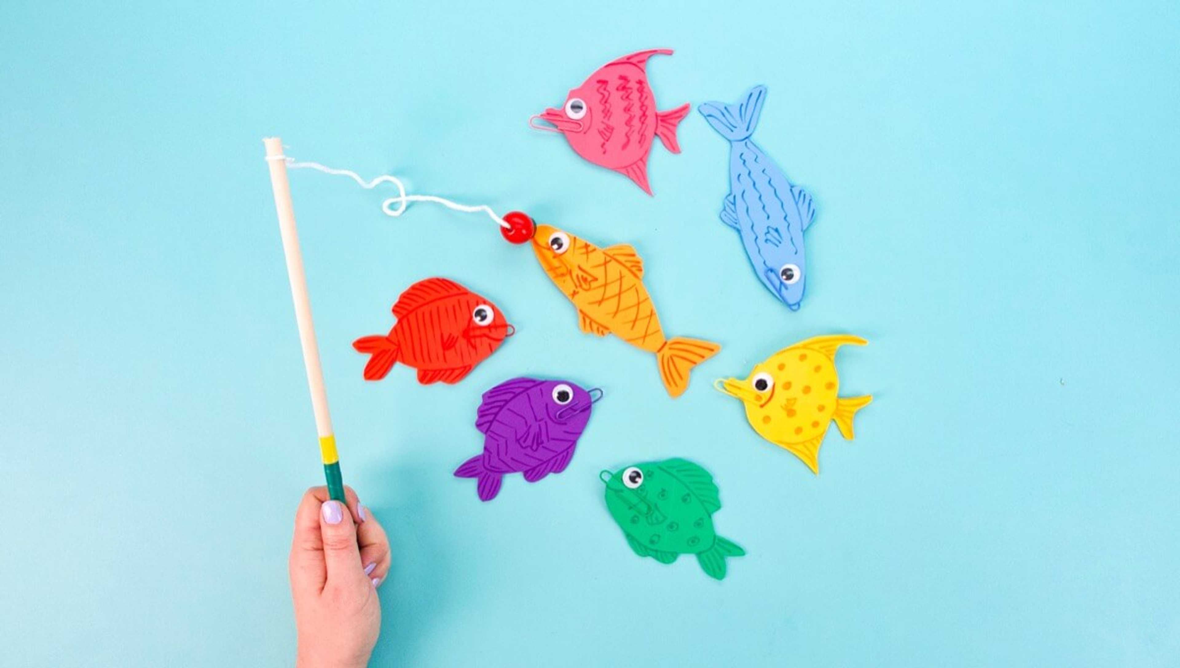 Kids Wooden Magnetic Fishing Game