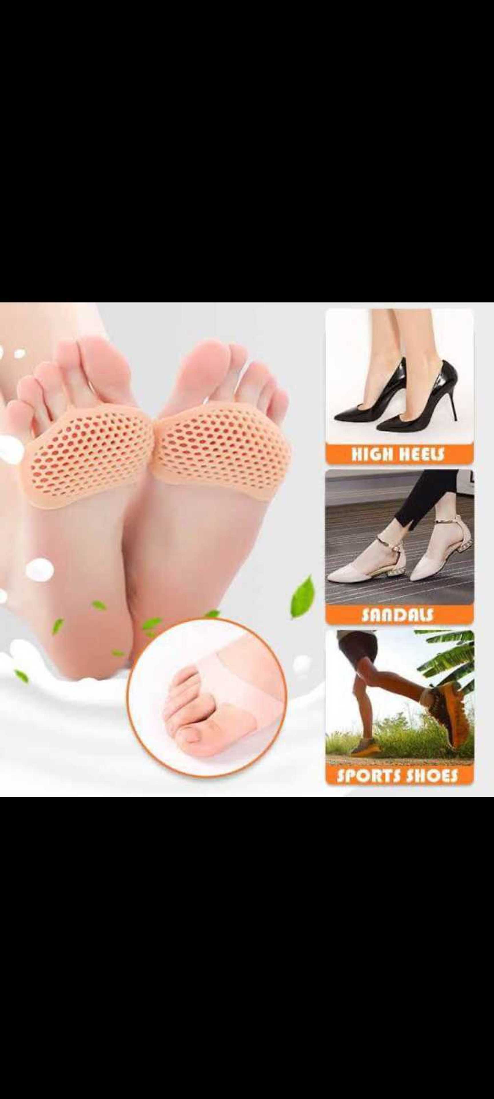 Silicone forefoot insoles 