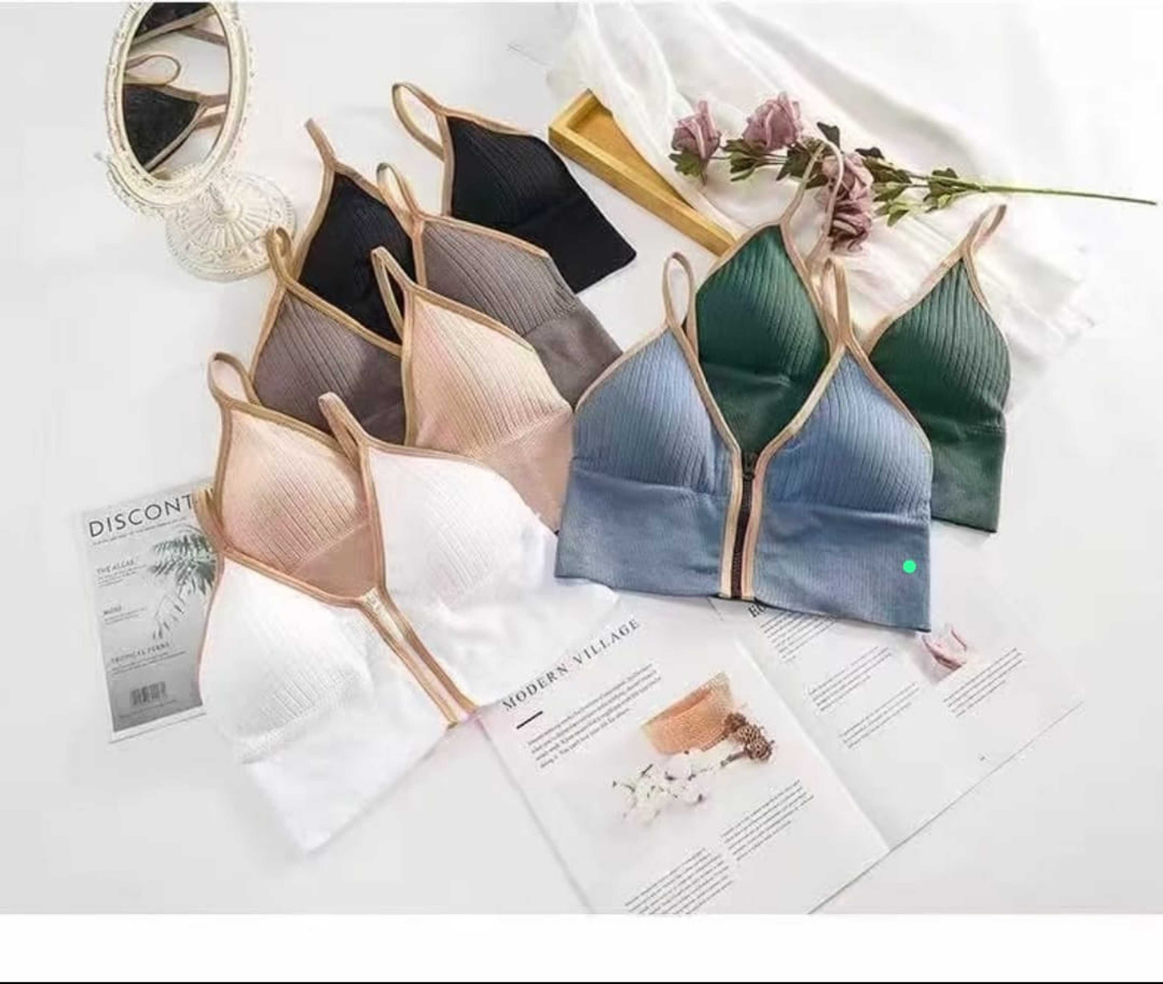 Front Zipper Bra - Product Main Image