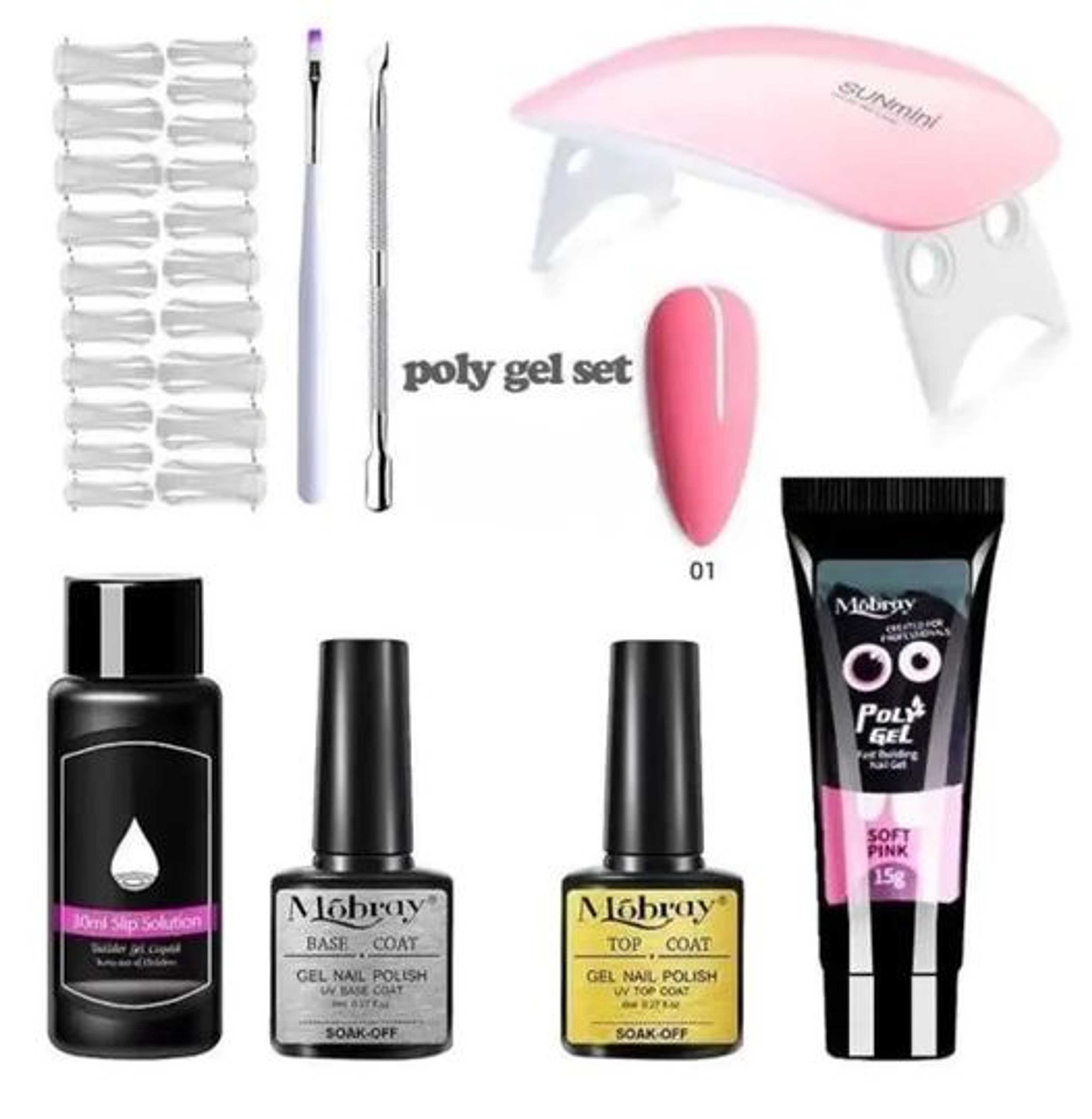 Professional Polygel Nail Extension Kit Set  - Product Main Image