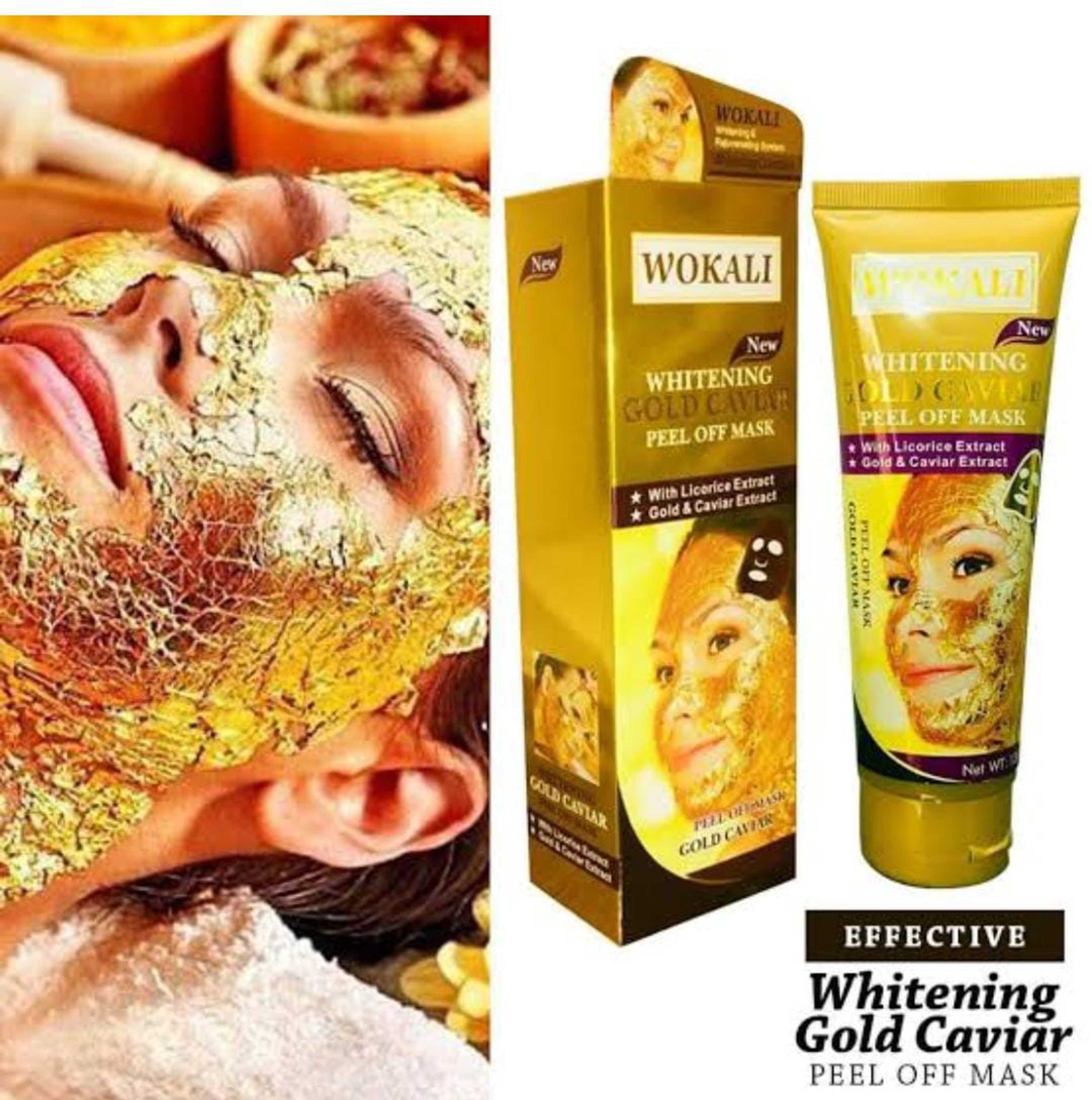 100% Originall Wokali Gold Caviar Peel Off Mask - Product Main Image