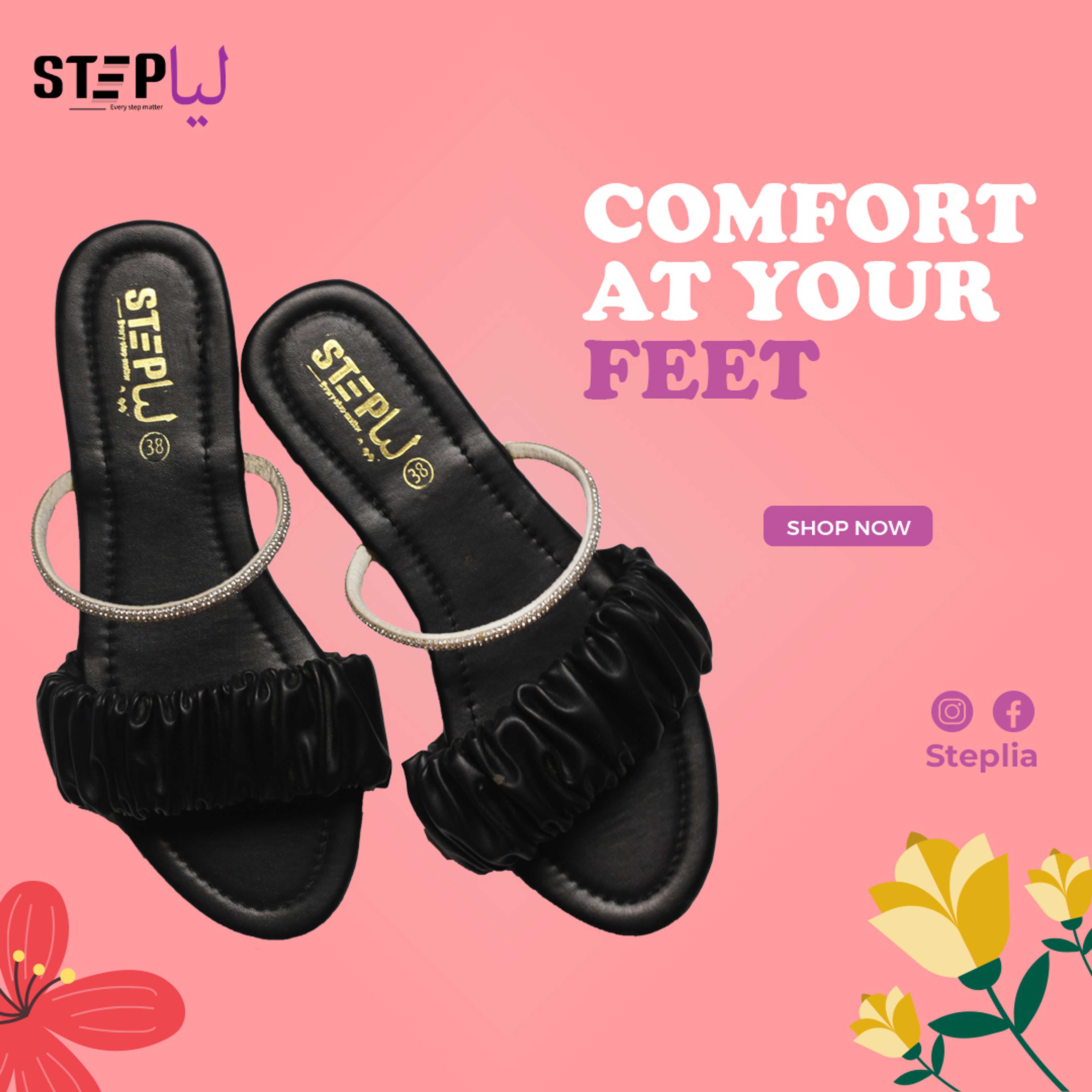 LADIES SLIPPER GIRL SLIPPER BRAND STEPLIA