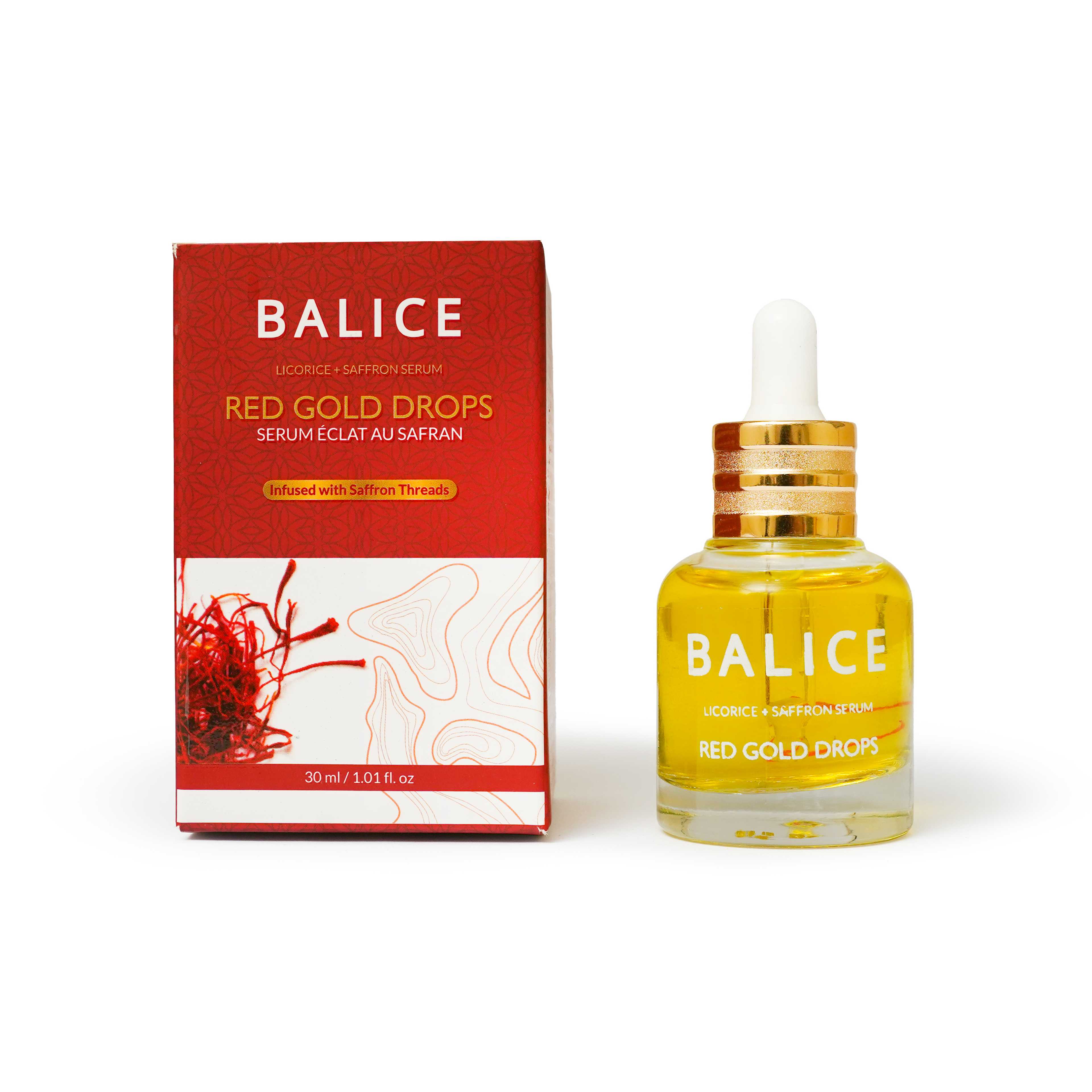 Red Gold Drops 30 ML || Saffron & Licorice Serum