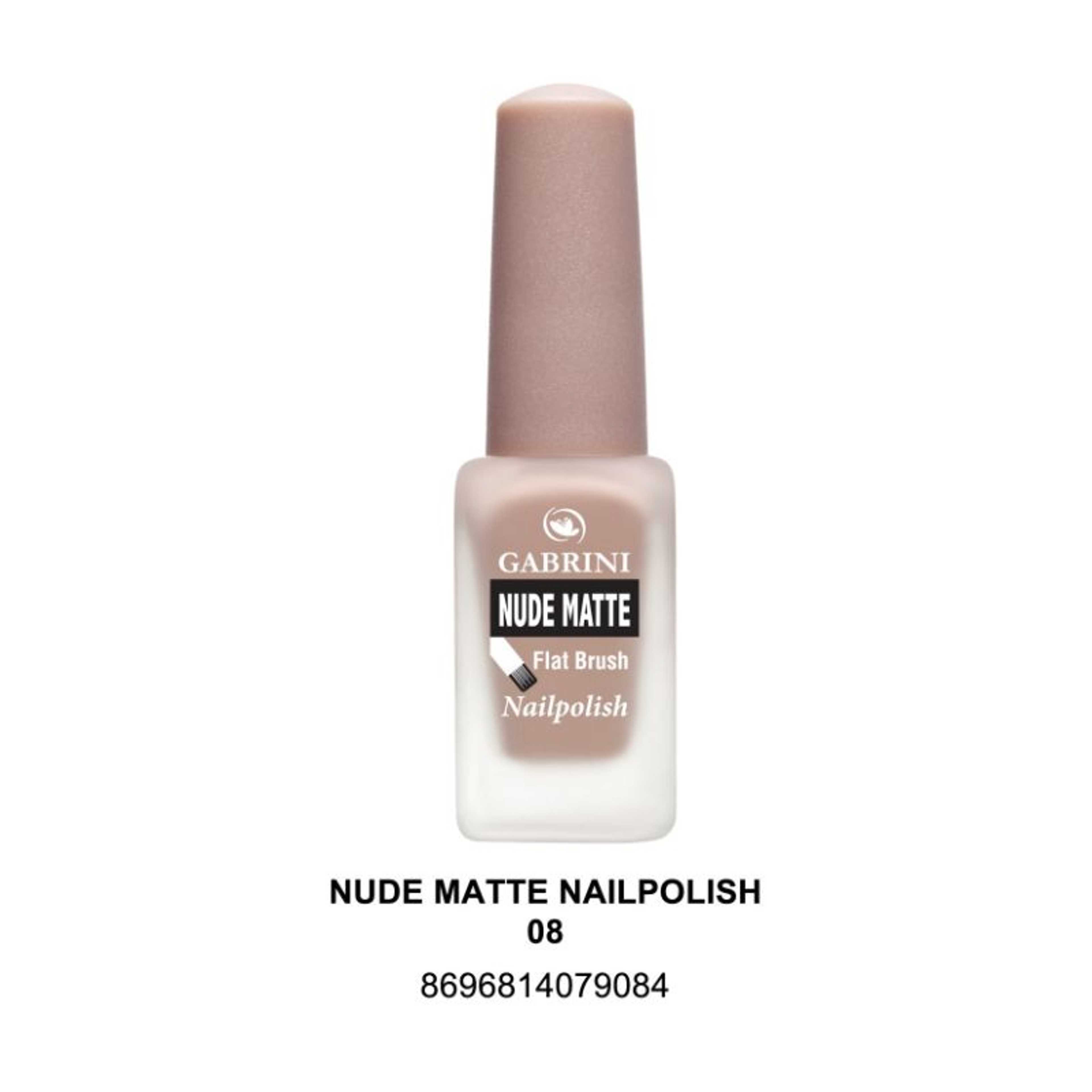 Gabrini Nude Matte Nail Polish # 08