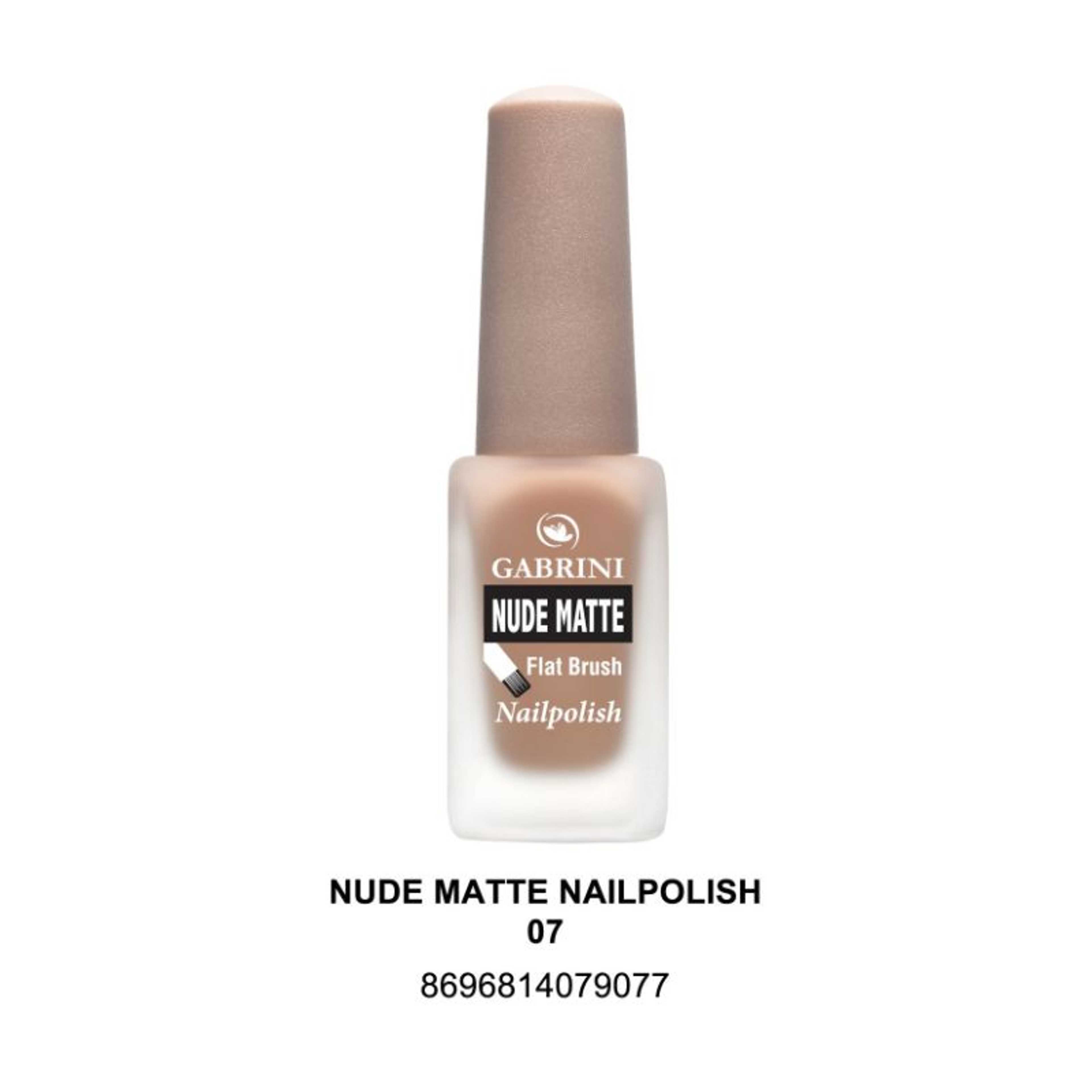 Gabrini Nude Matte Nail Polish # 07