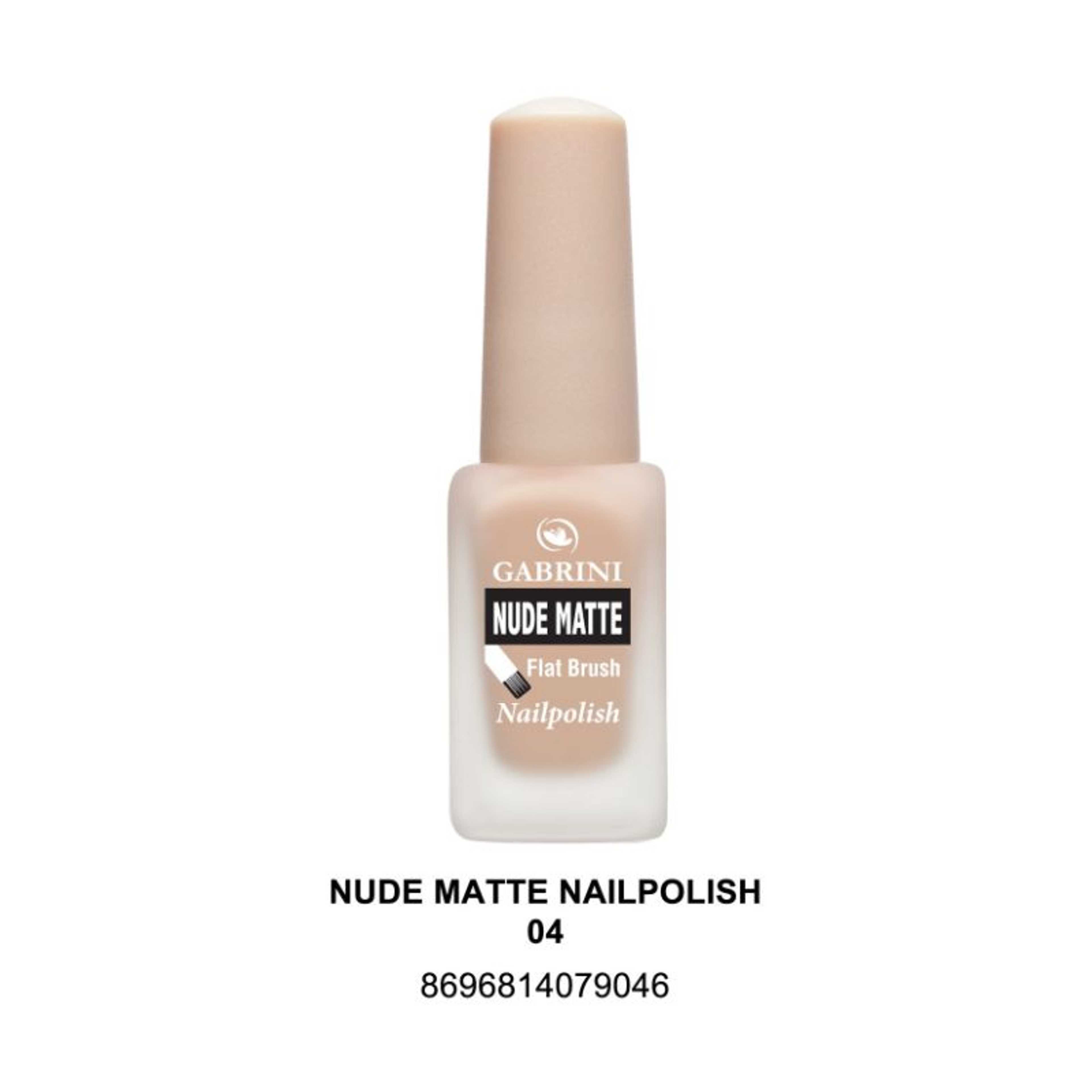 Gabrini Nude Matte Nail Polish # 04