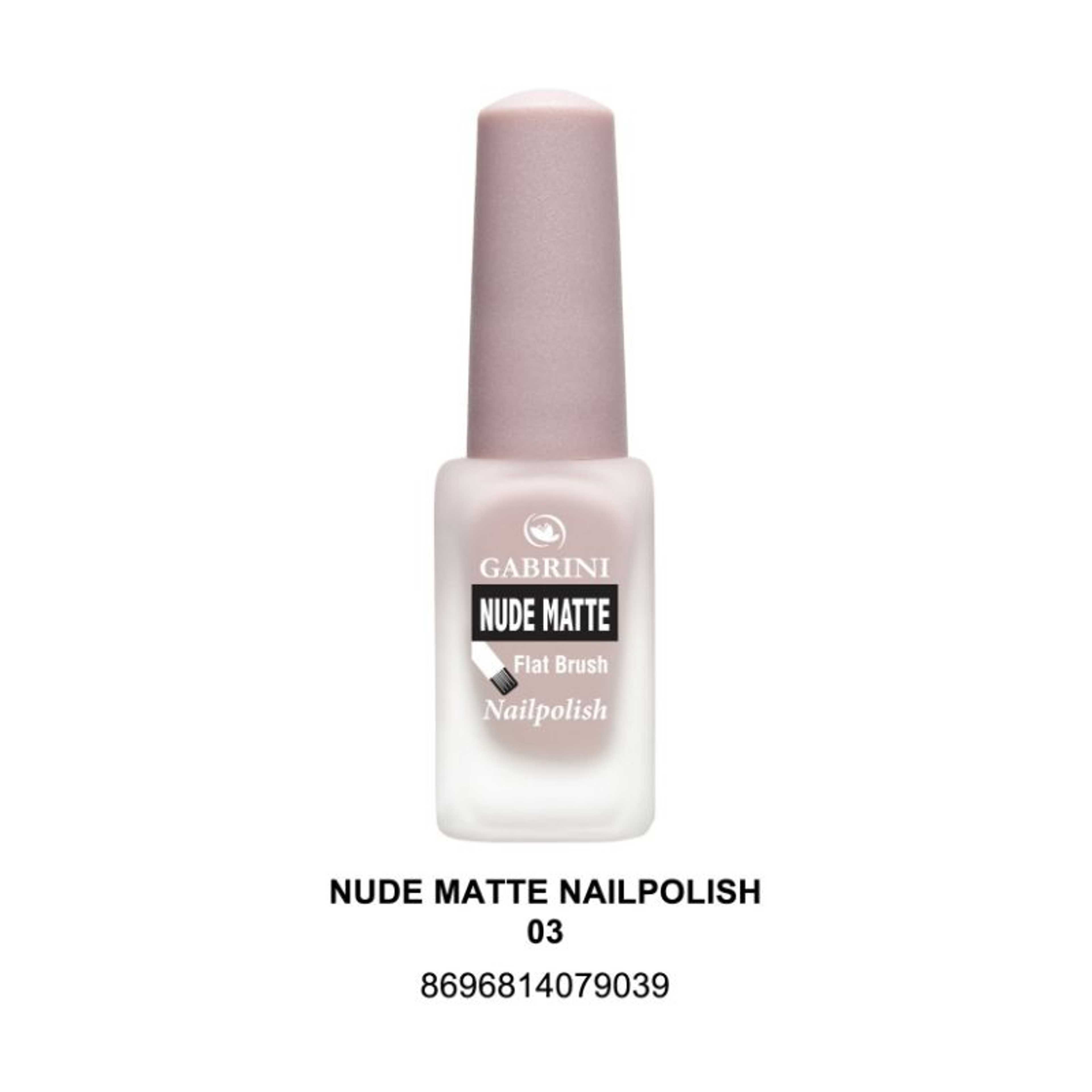 Gabrini Nude Matte Nail Polish # 03