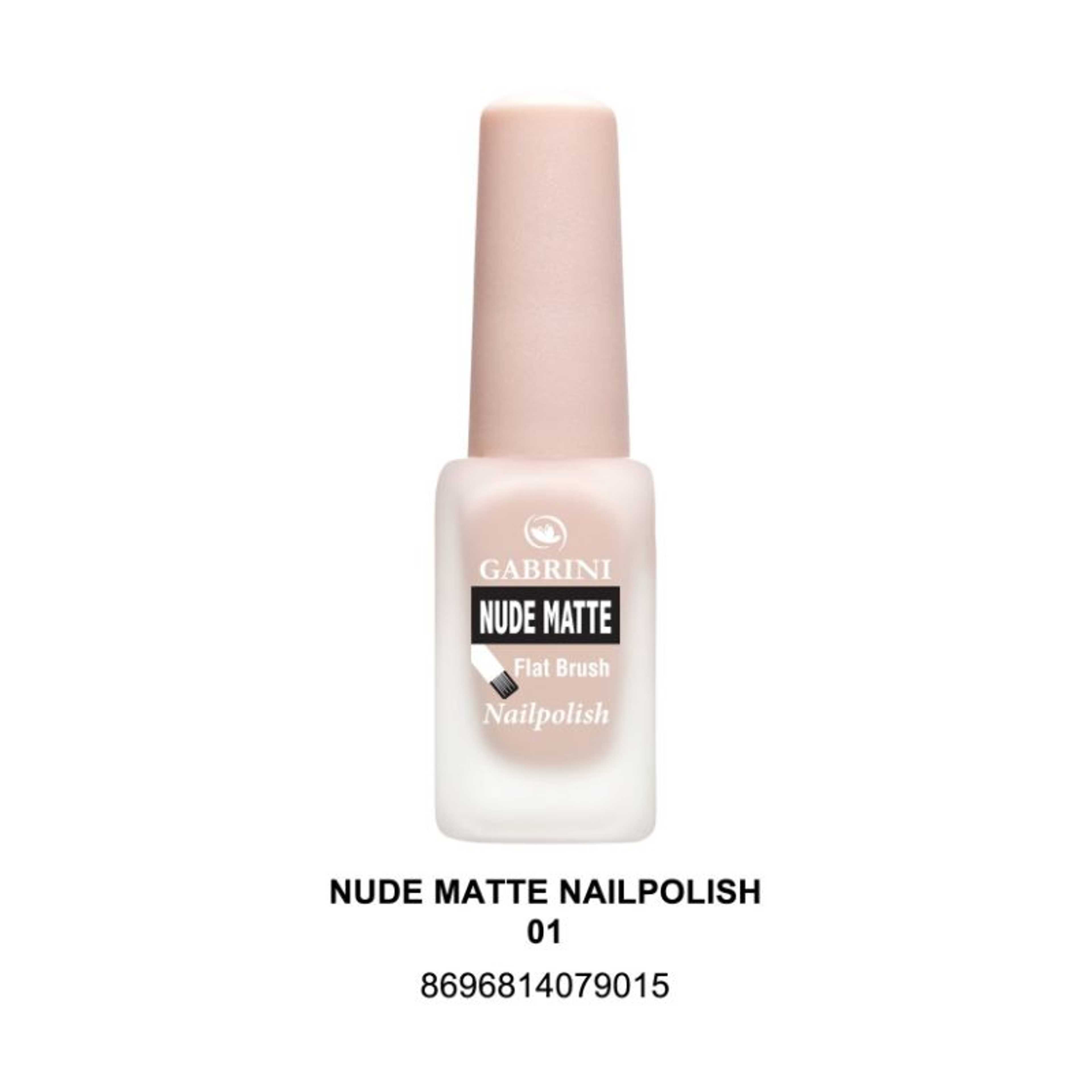 Gabrini Nude Matte Nail Polish # 01