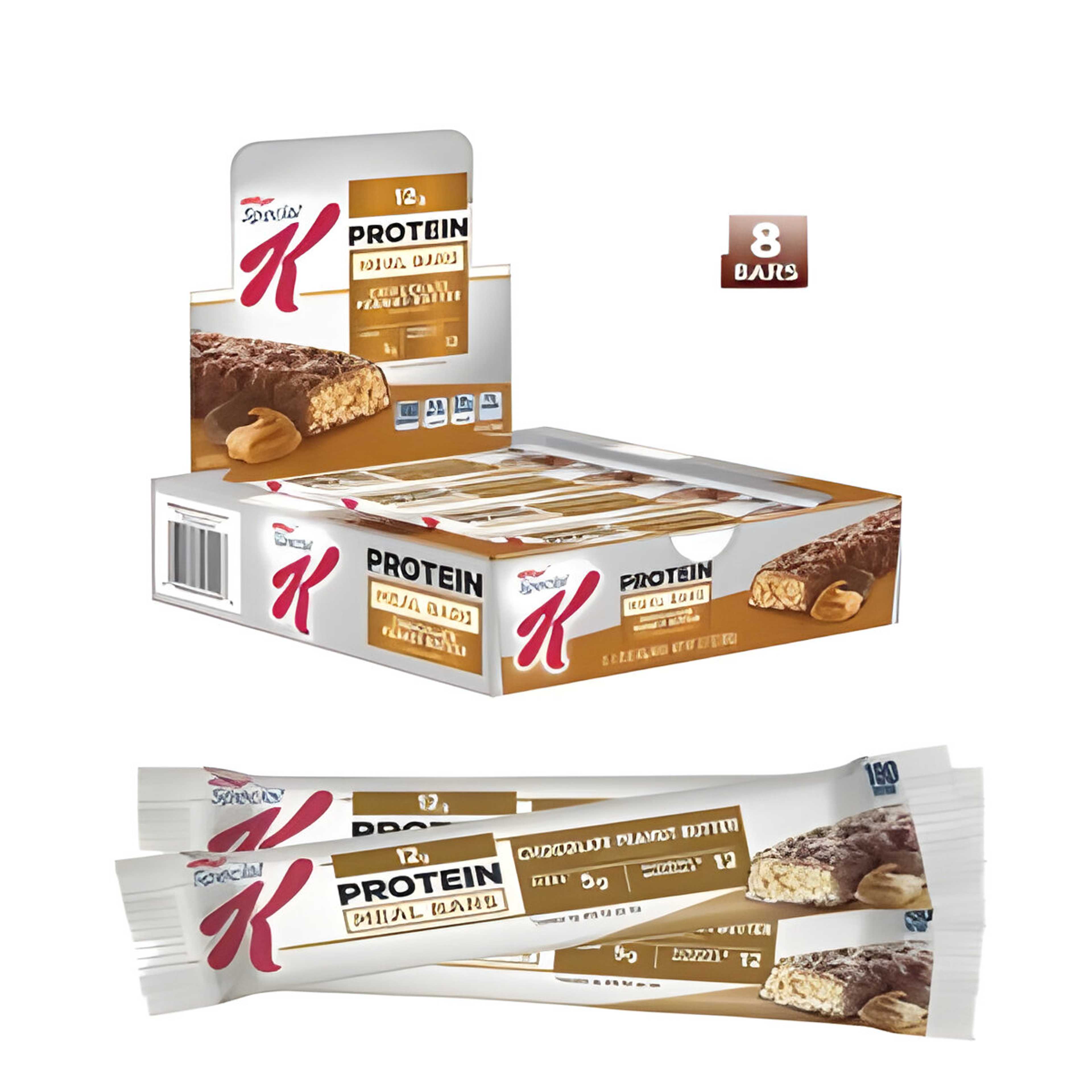 Kellogg's Special K Protein Meal Bar Double Chocolate Penut Butter 12g Protein 8 Bars