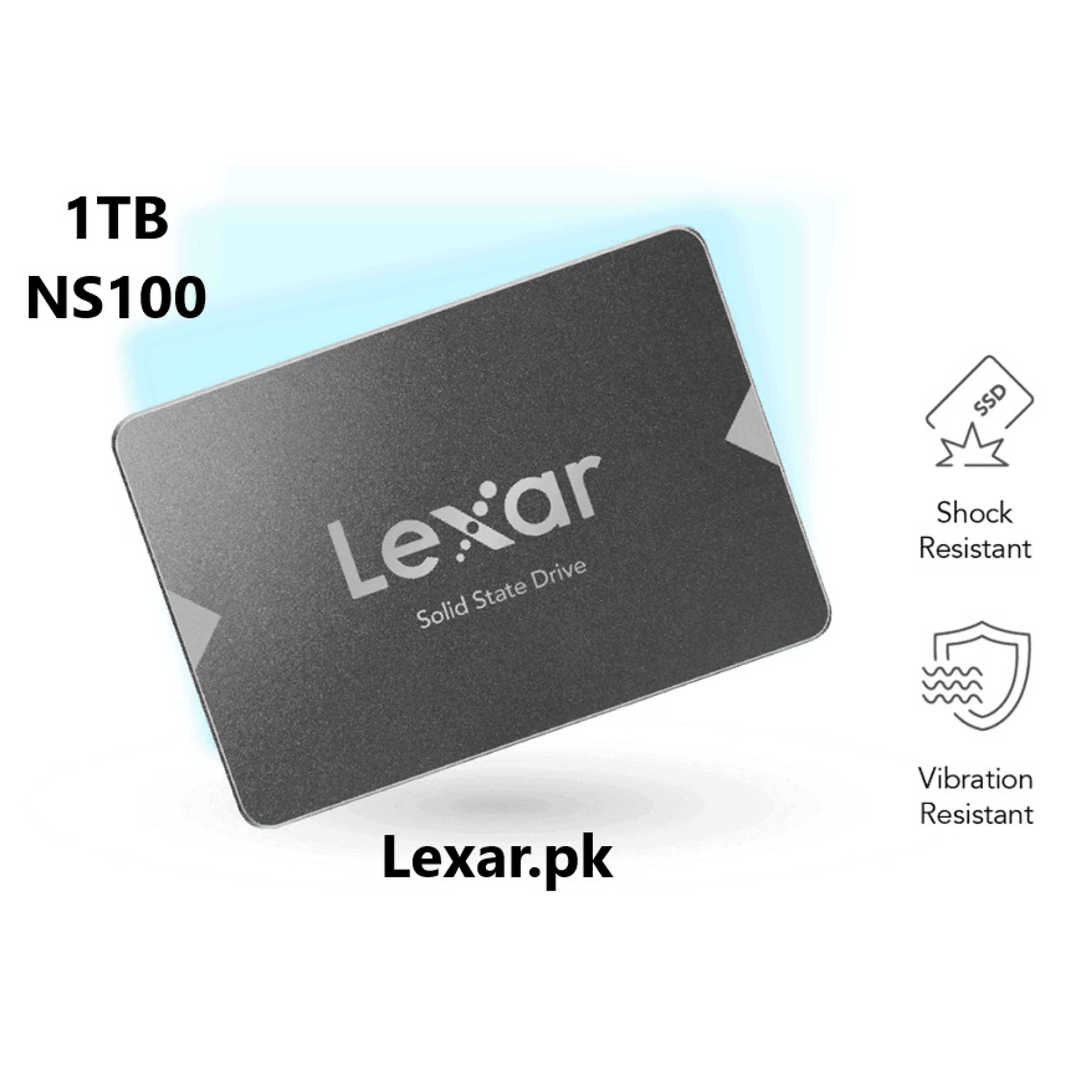 1TB Lexar SSD NS100 2.5 Sata III 6Gb/s Solid State Drive